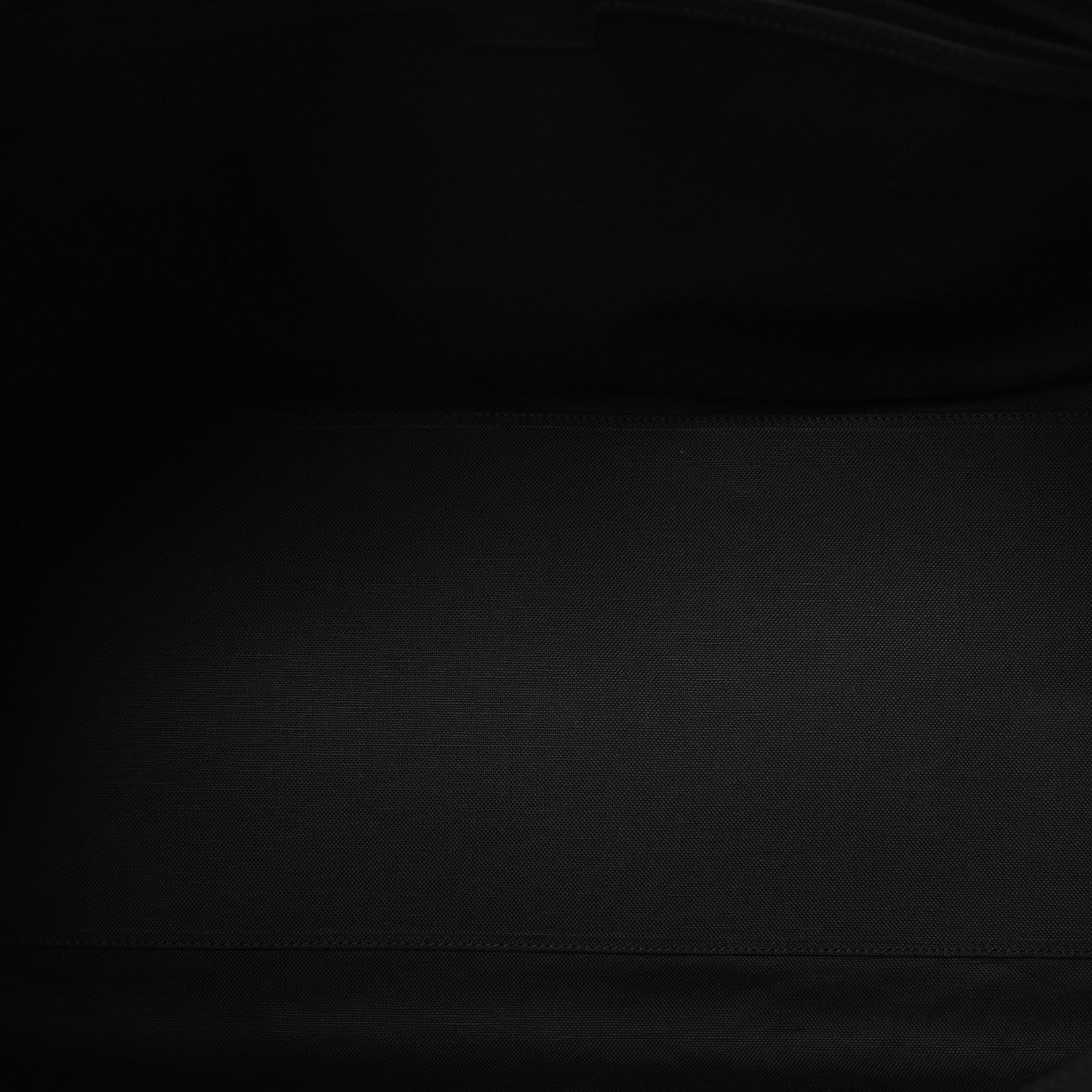 Rubber Effect GG Embossed Large Duffle Bag Black