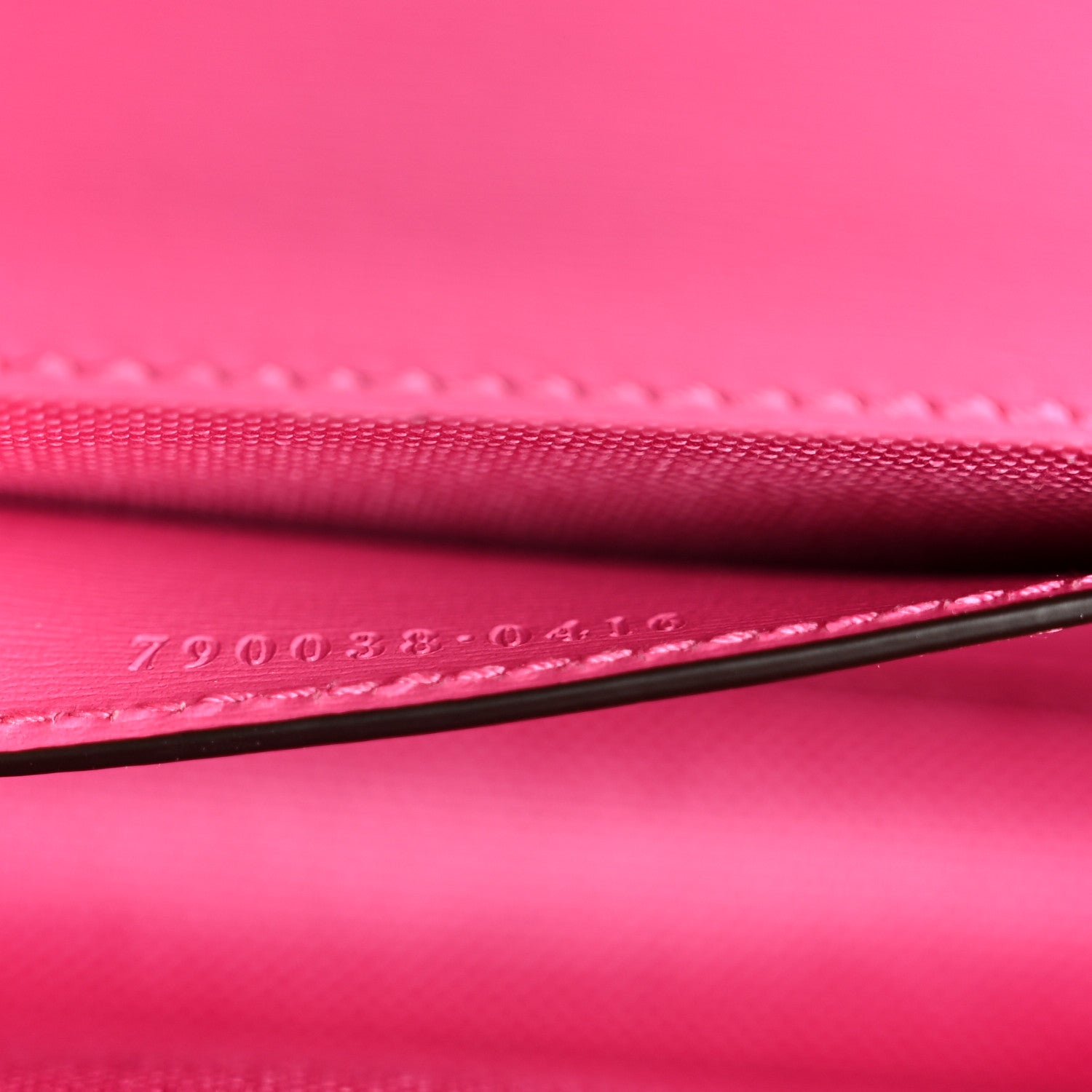 GG Monogram Scratch Lux Calfskin Mini Luce Shoulder Bag Rose Dark Blossom