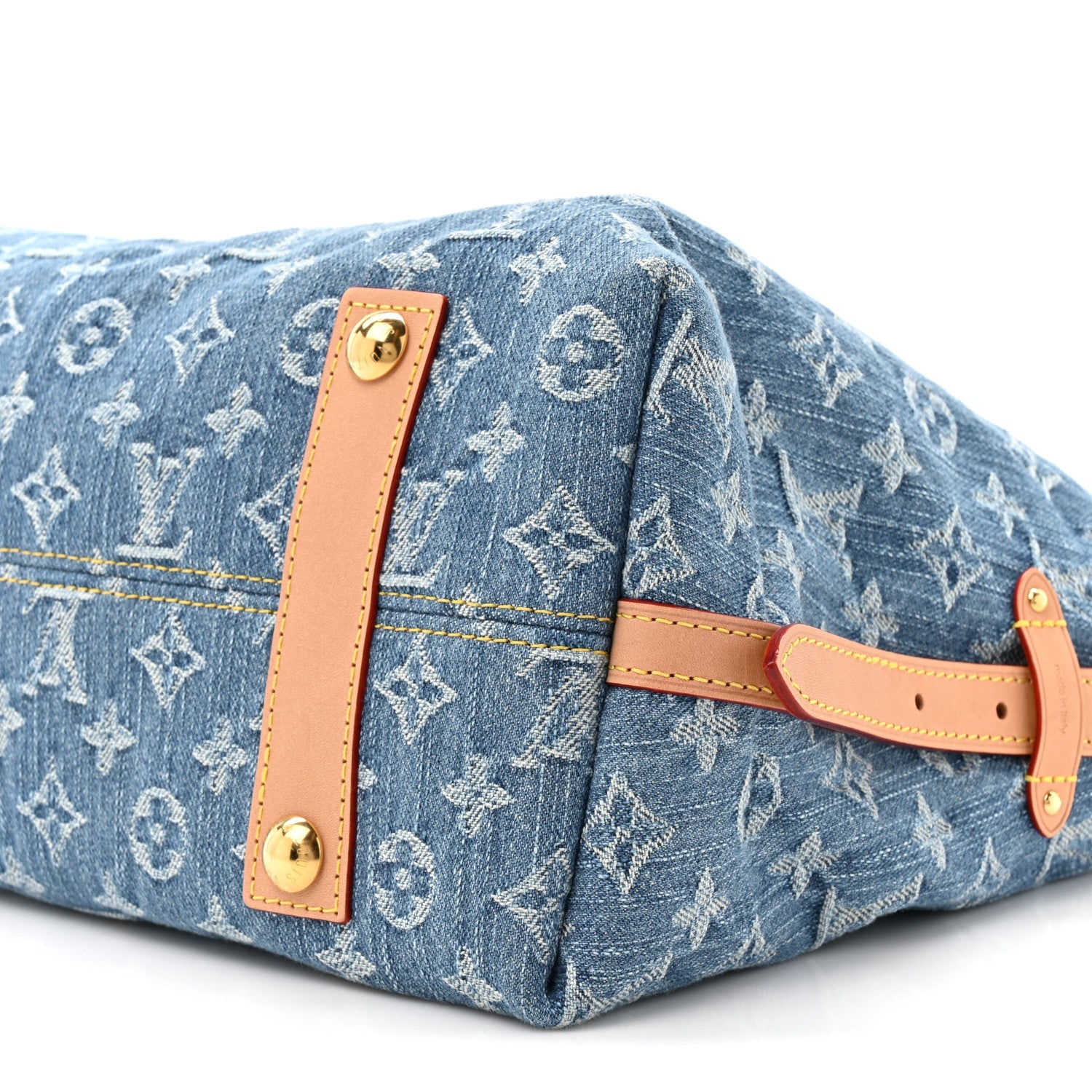Monogram Denim CarryAll MM Blue