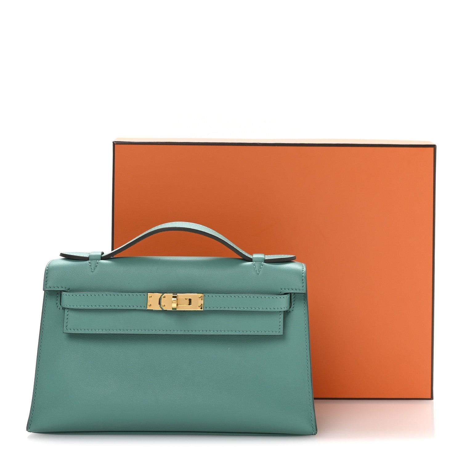 Swift Kelly Pochette Clutch Vert Verone