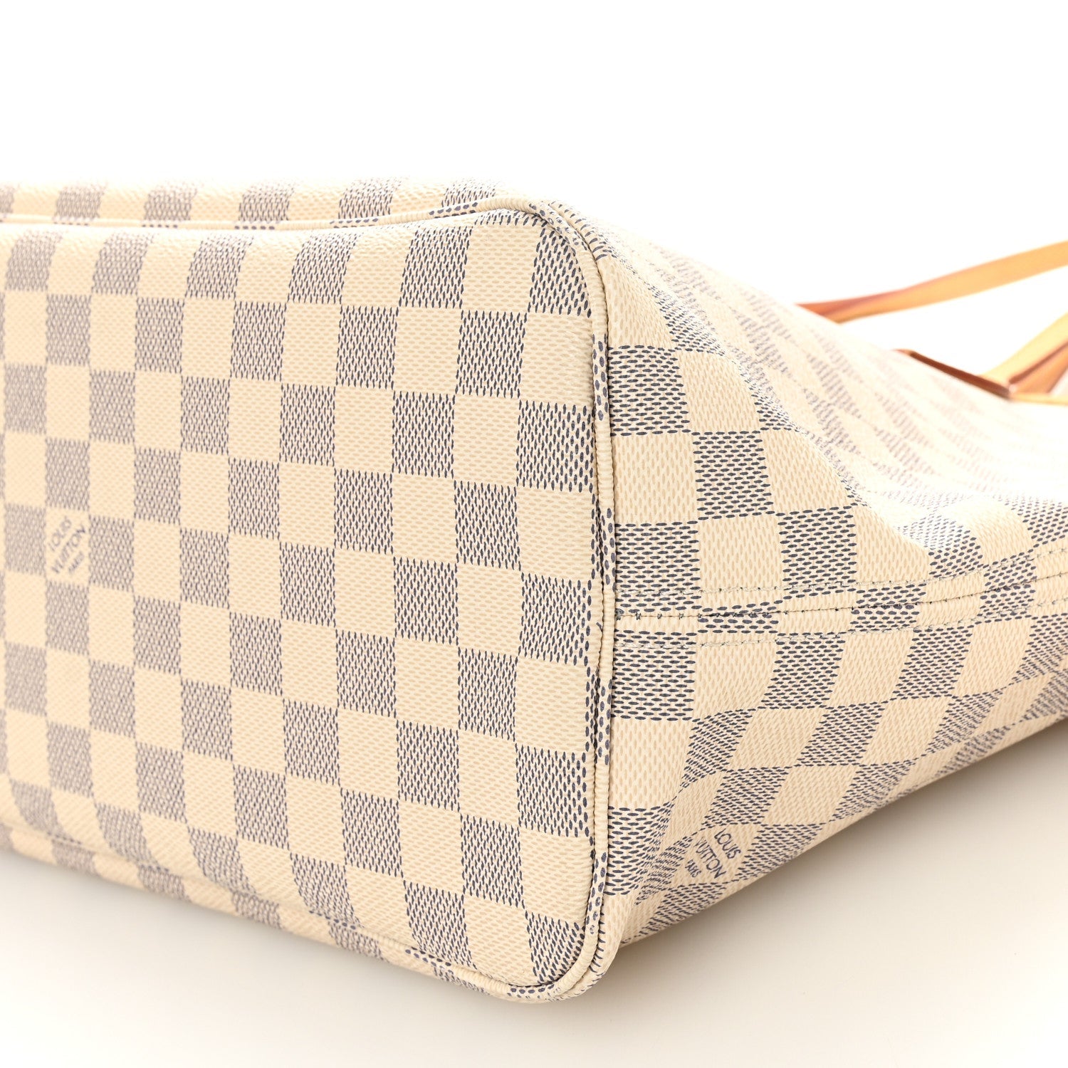 Damier Azur Neo Neverfull MM Rose Ballerine
