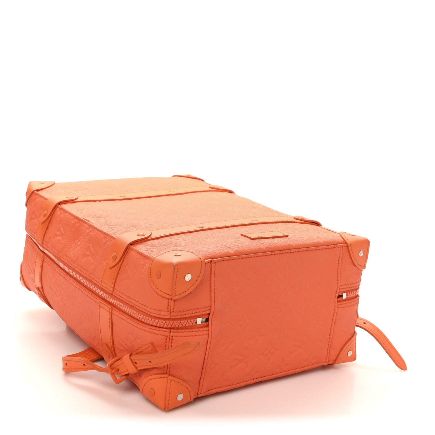 Taurillon Empreinte Soft Trunk Backpack PM Orange