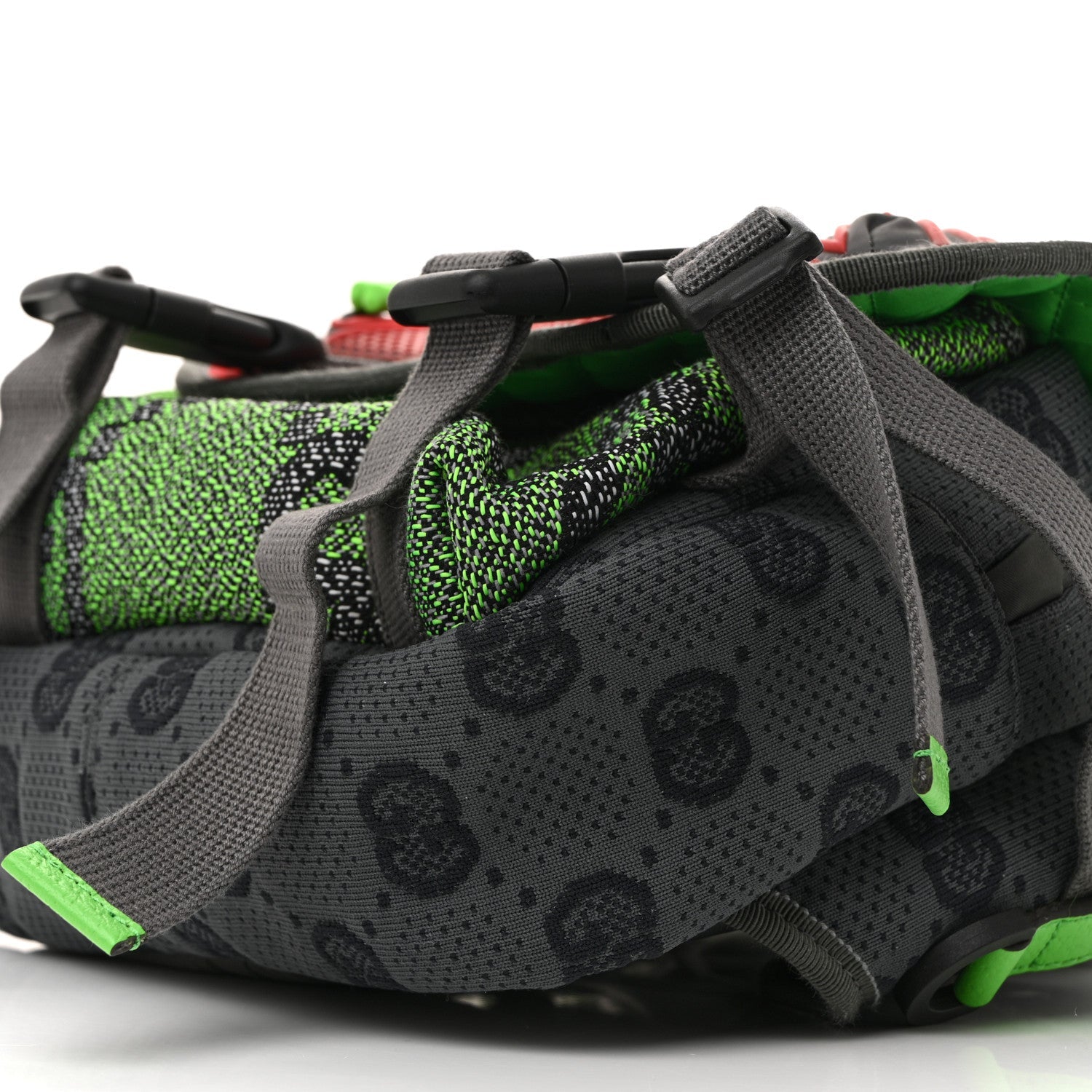 Jersey GG Monogram All Over Sporty Flap Backpack Red Multicolor