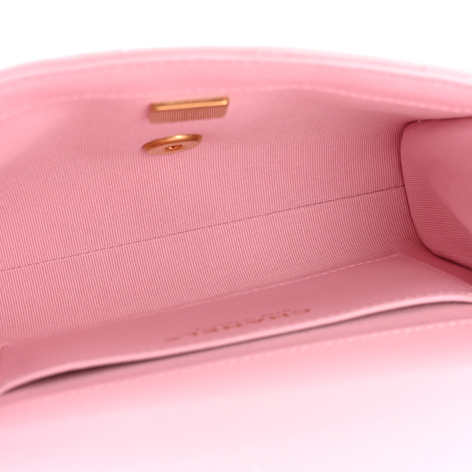 Caviar Quilted Mini Flap Light Pink