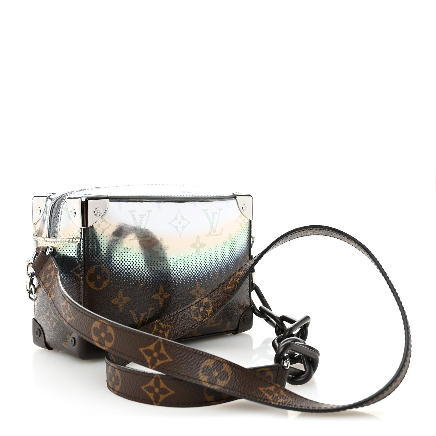 Metallic Nebula Monogram Mini Soft Trunk Multicolor