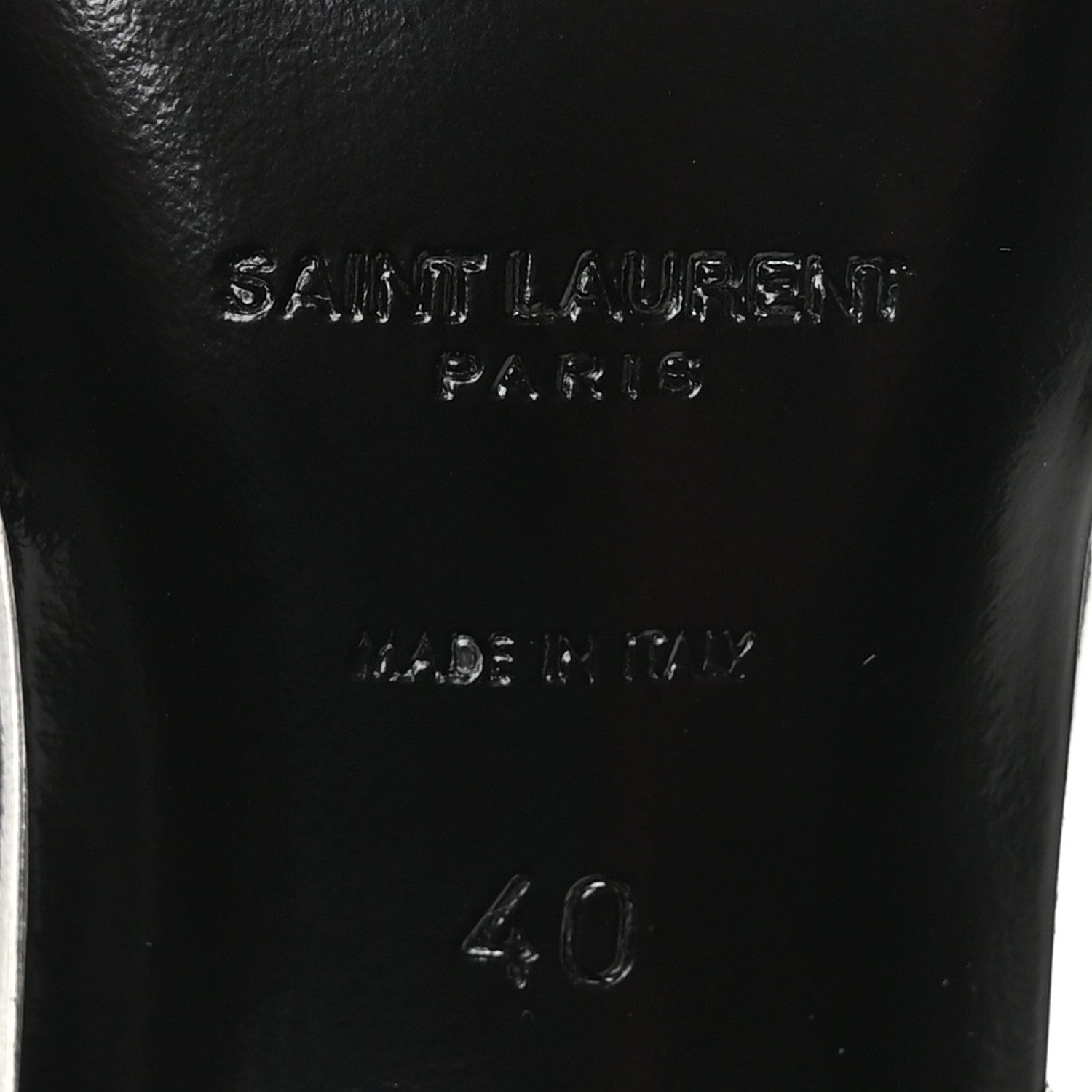 Patent Tom 90 Dream Slingback Pumps 40 Argento