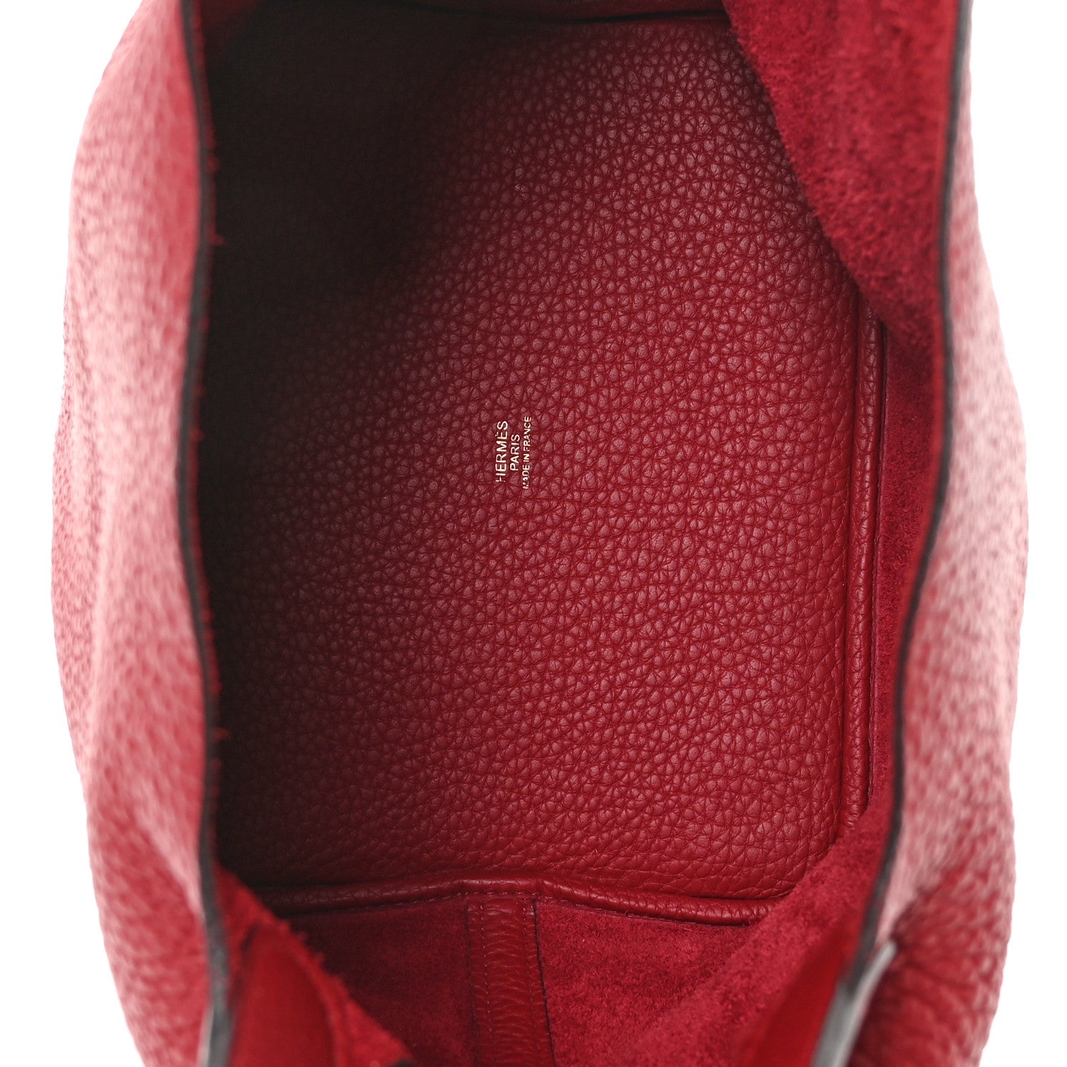 Taurillon Clemence Picotin Lock 22 MM Rouge Grenat