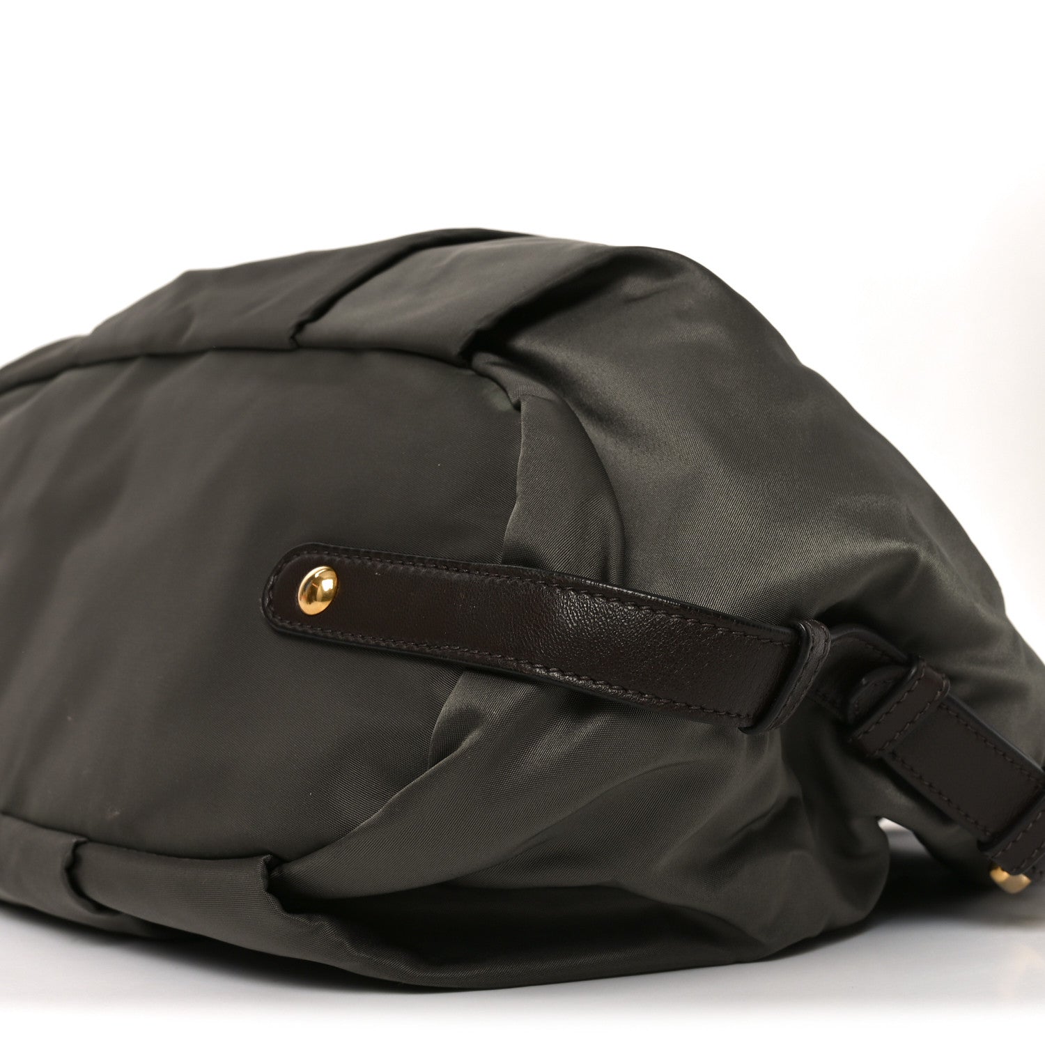 Tessuto Nylon Jacquard Logo Tote  Bruciato Sughero