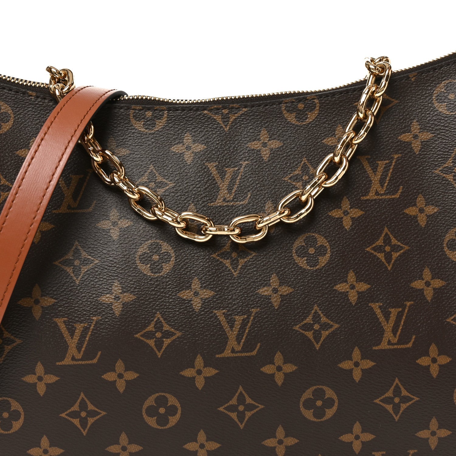 Reverse Monogram Loop Hobo