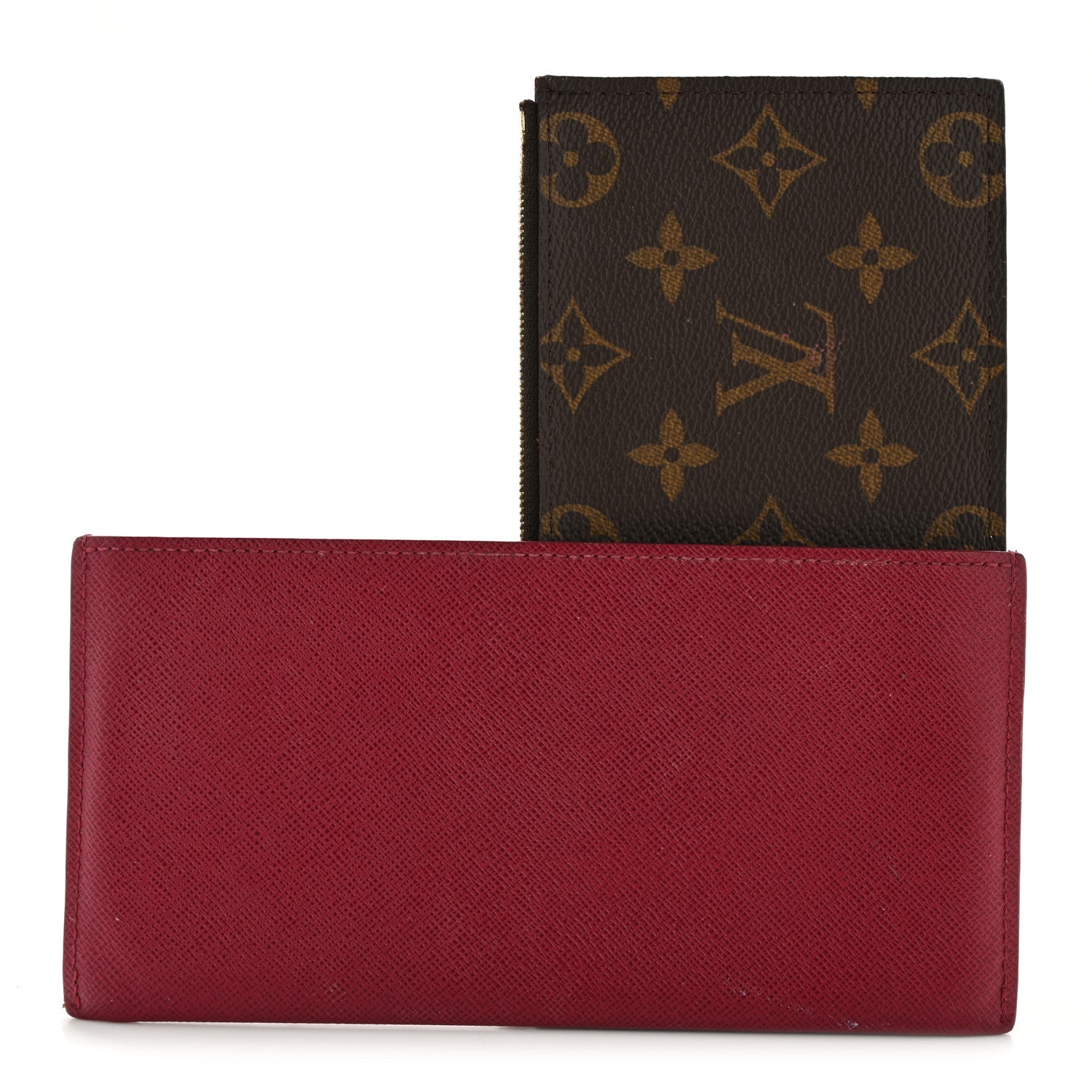 Monogram Pochette Felicie Chain Wallet Fuchsia
