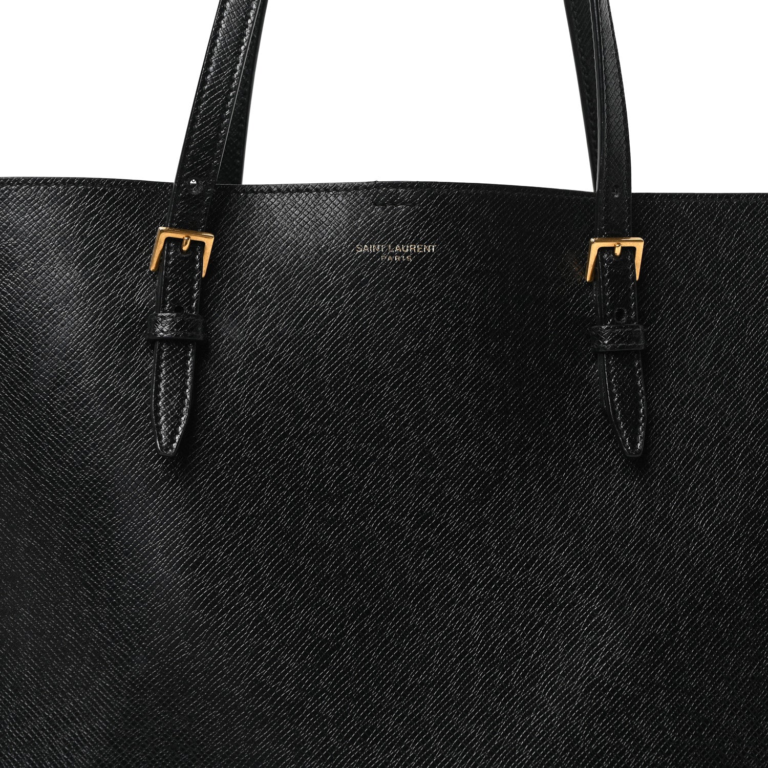 Calfskin Large Shopping Tote Black