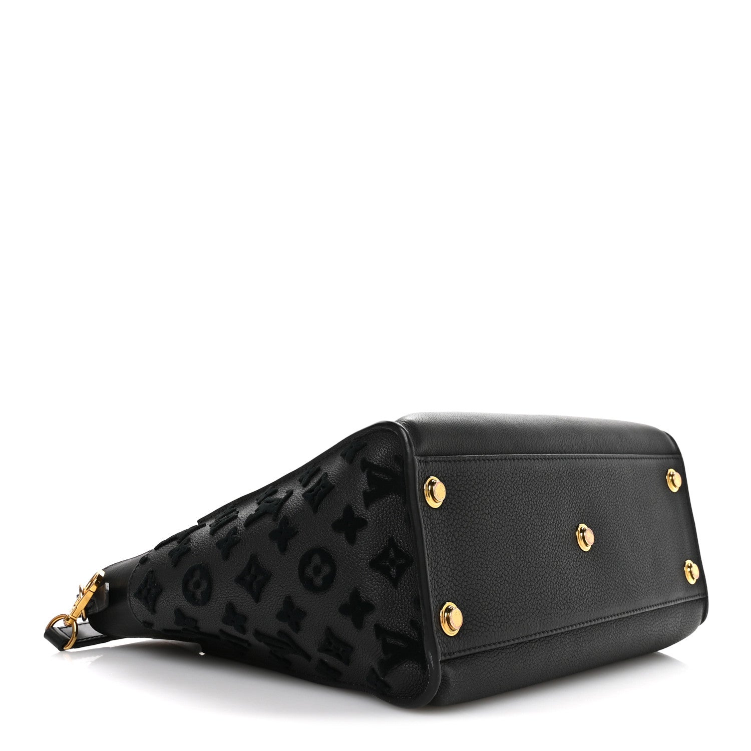 Calfskin Monogram Tufting On My Side Black