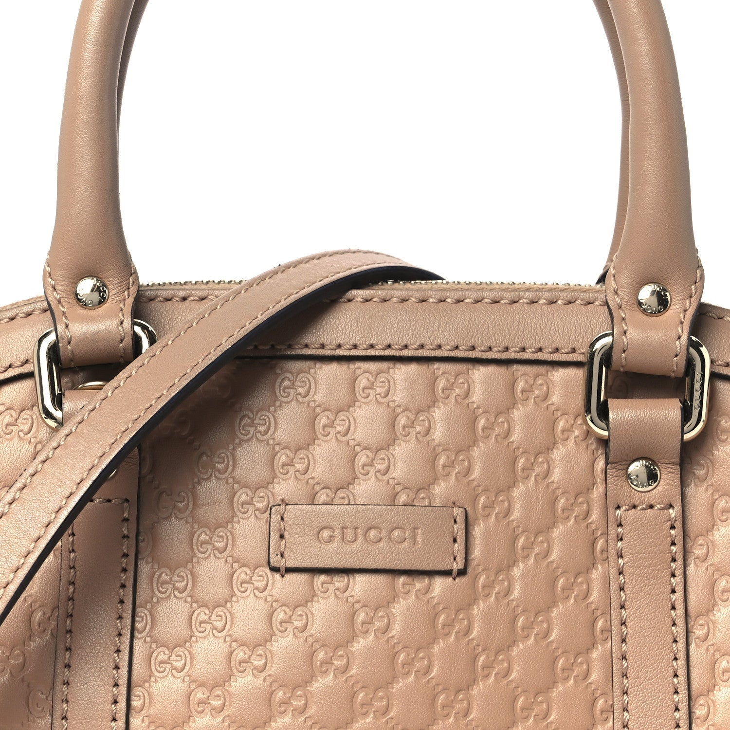 Soft Microguccissima Mini Dome Bag Camelia