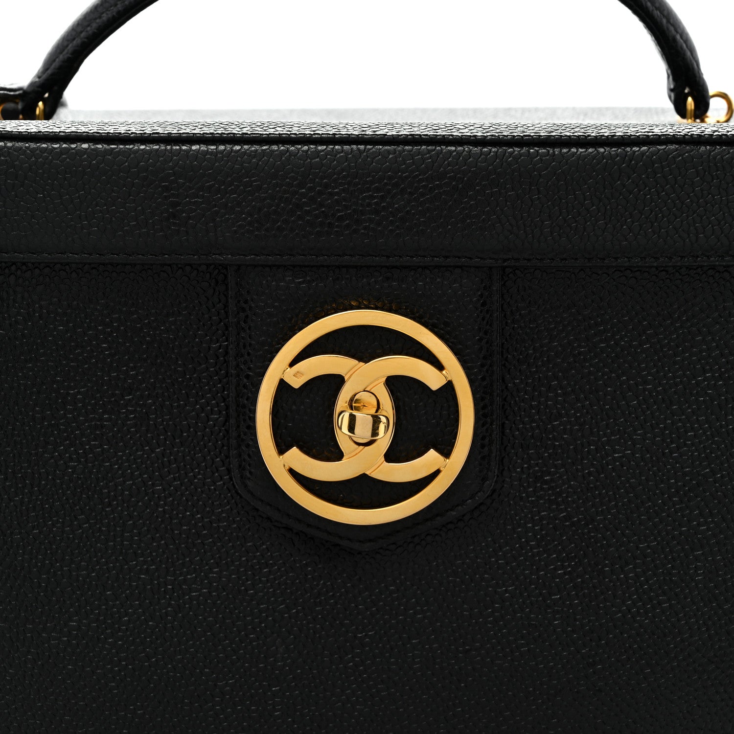 Caviar Vanity Train Case Black