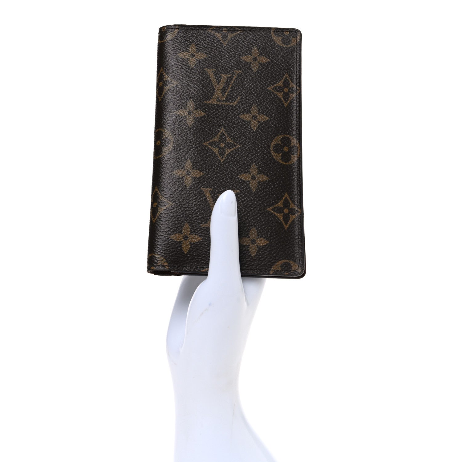 Monogram Checkbook Holder Case Wallet