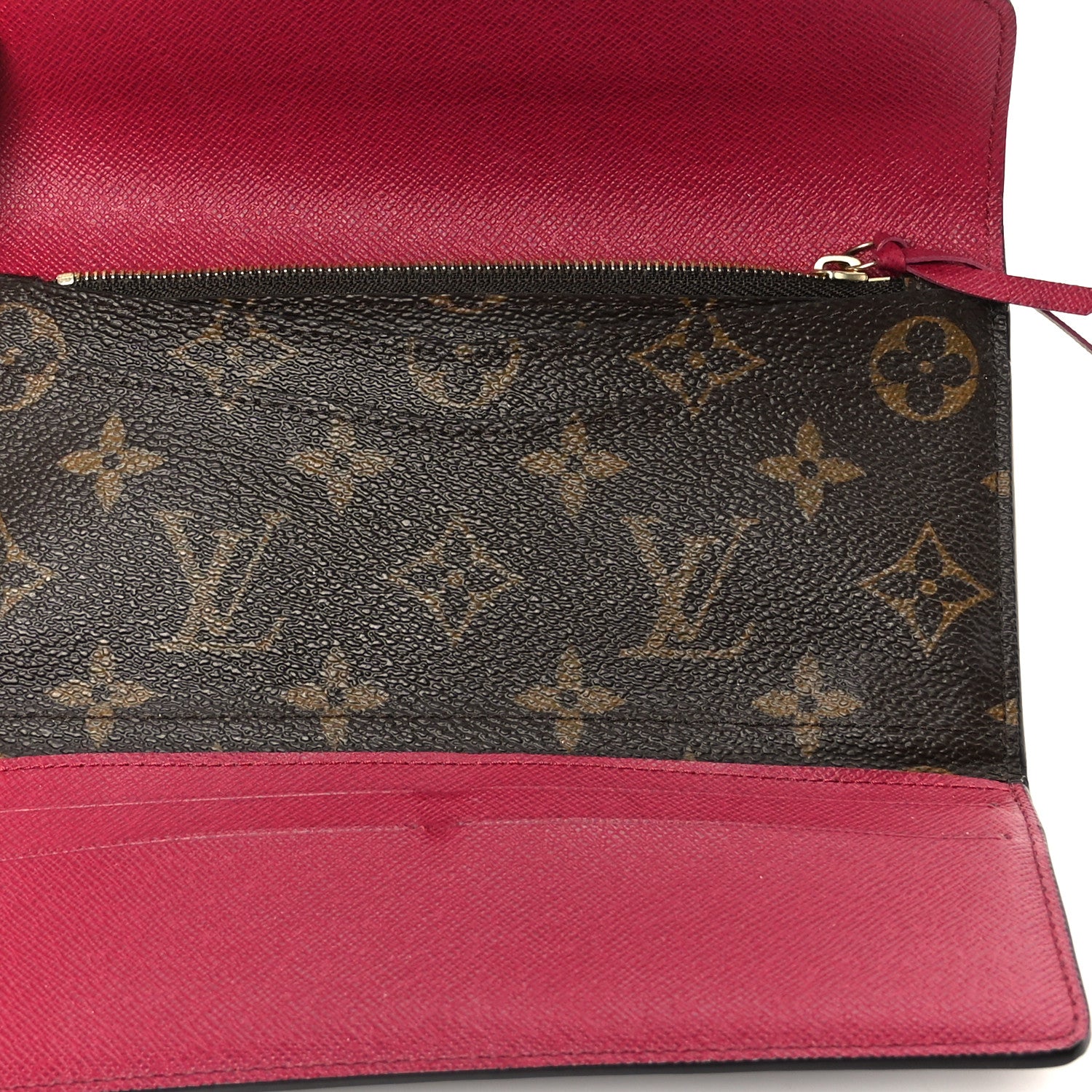 Monogram Josephine Wallet Fuchsia