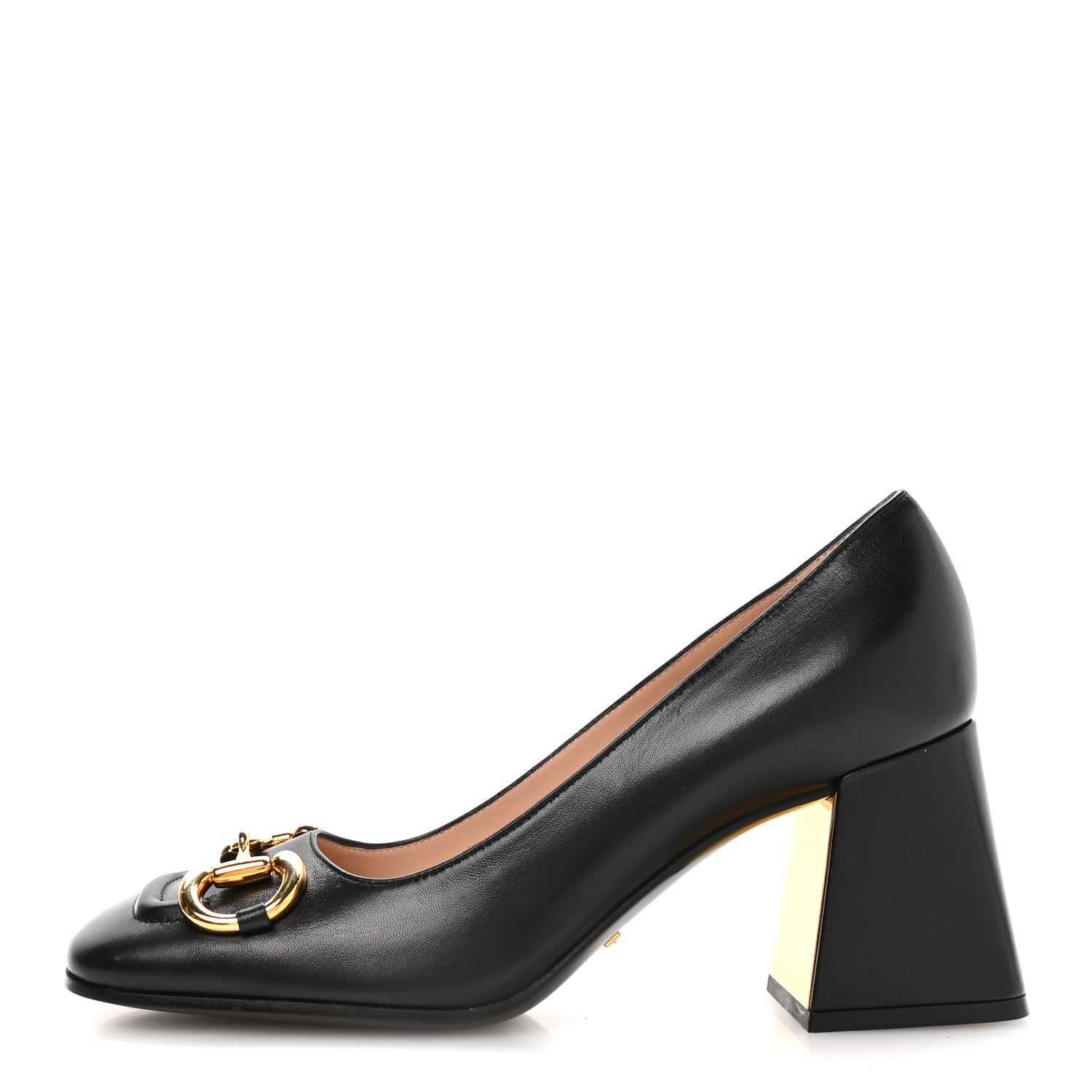Malaga Kid Horsebit 75mm Pumps 38.5 Black