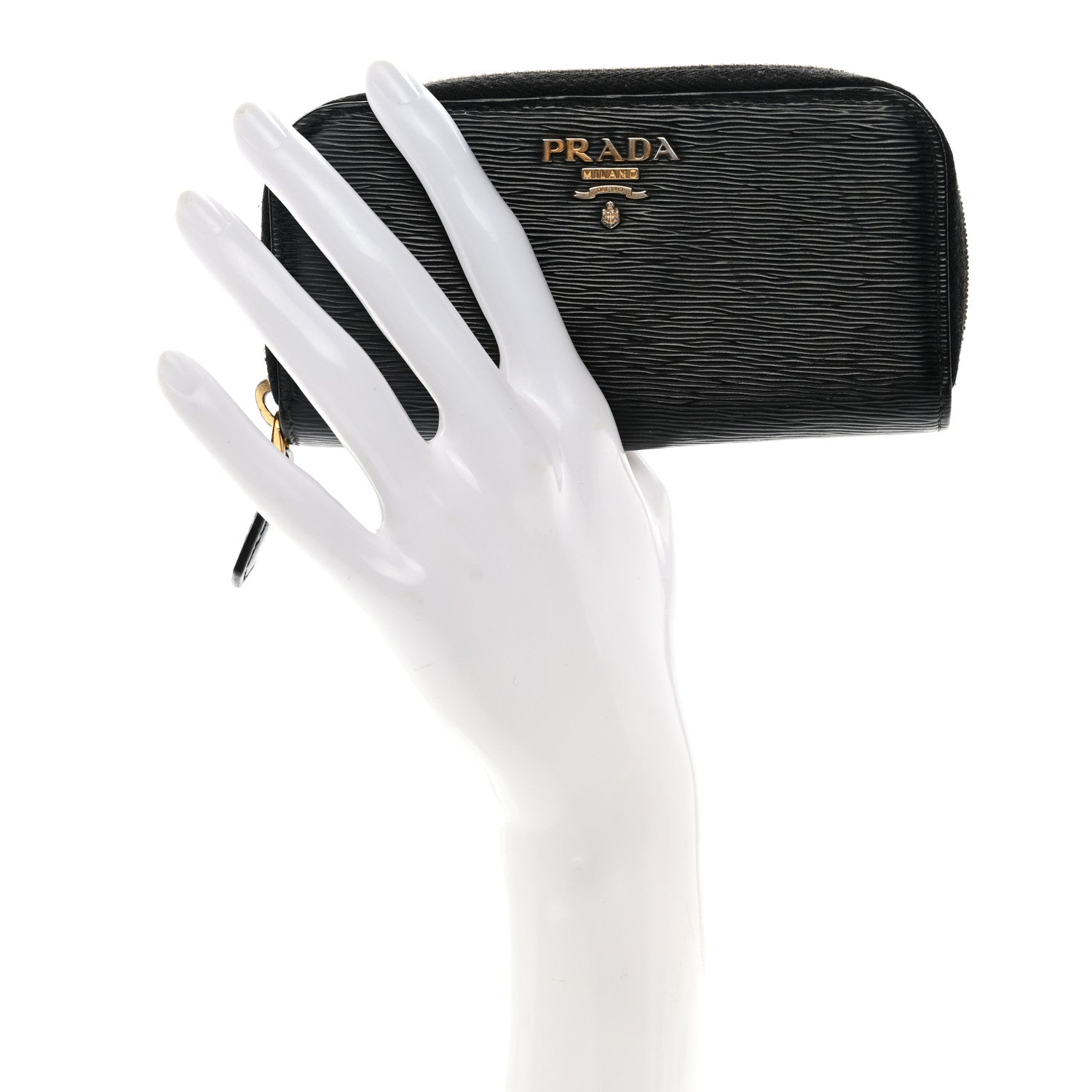 Vitello Move Zip Around 6 Key Holder Black