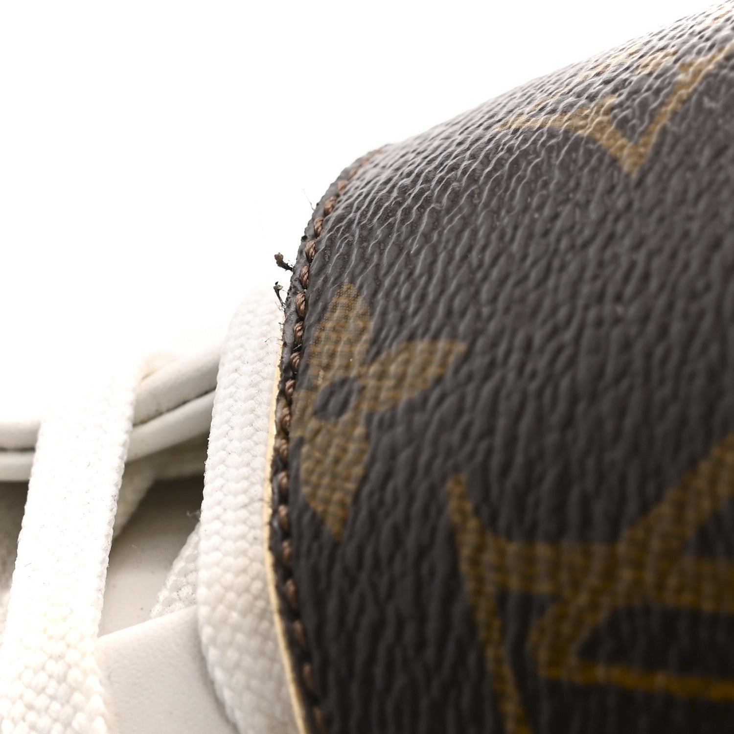 Calfskin Monogram Frontrow Sneaker 36 White