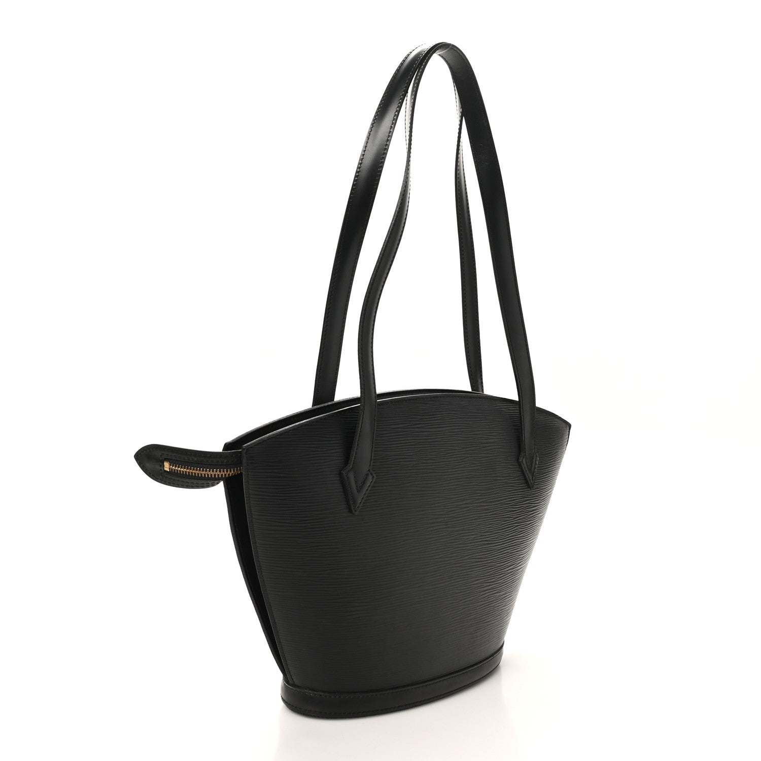 Epi Saint Jacques PM Long Straps Black