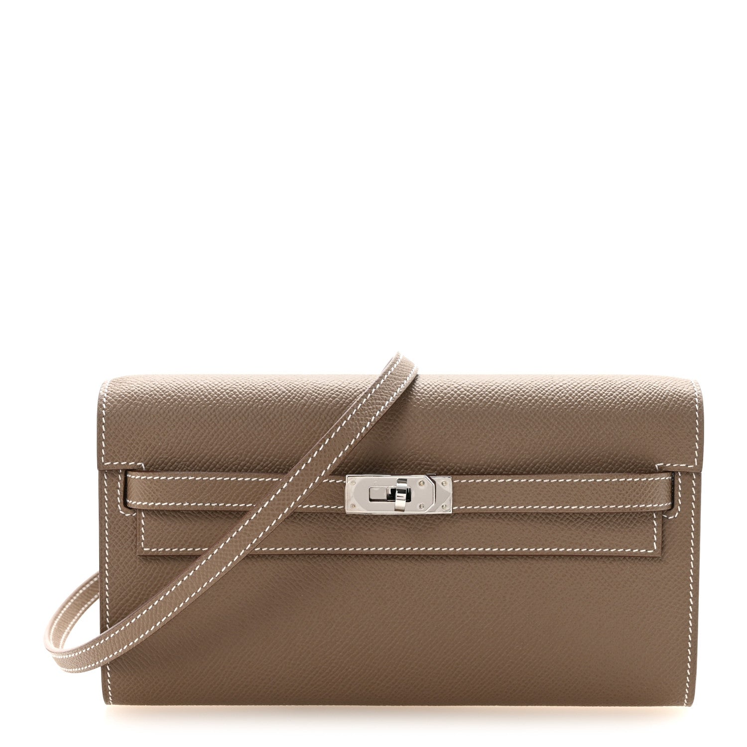 Epsom Kelly Wallet To Go Etoupe