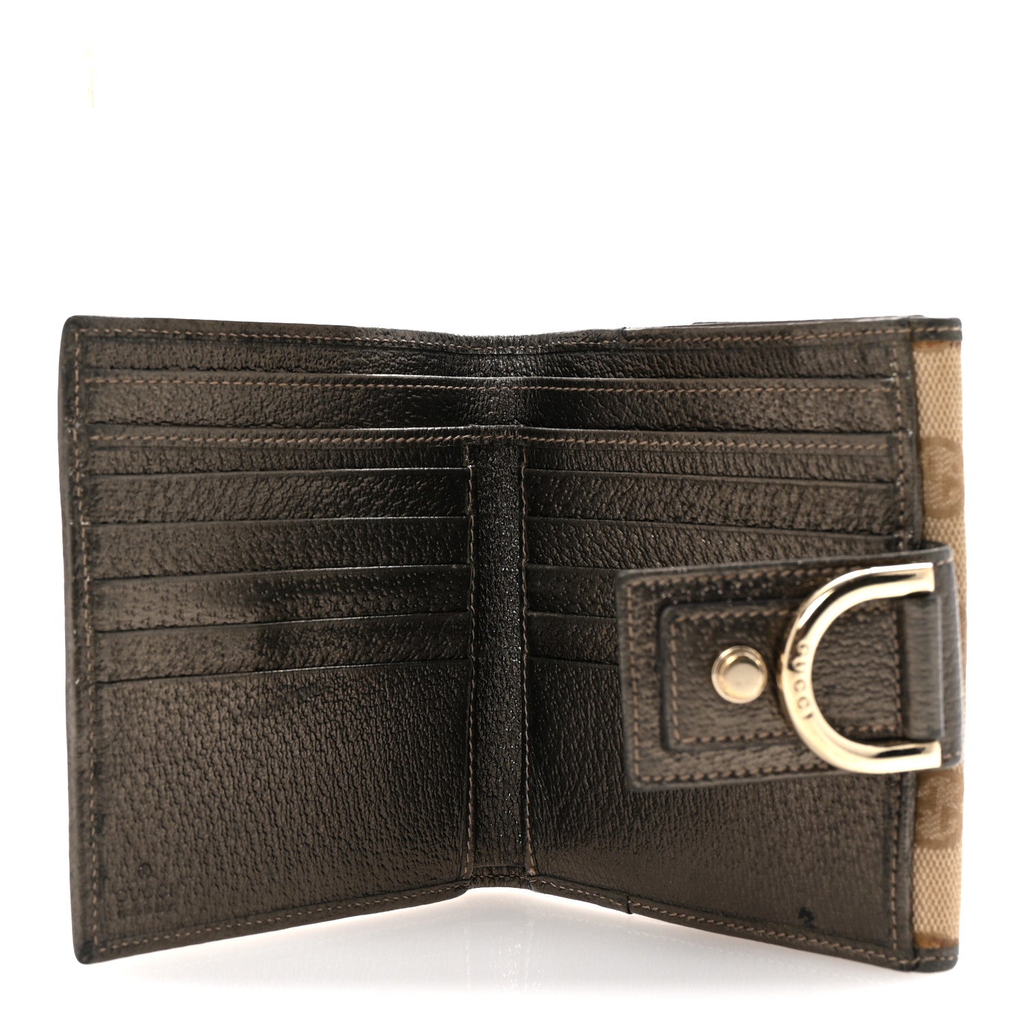 Monogram Abbey Compact Wallet Pewter