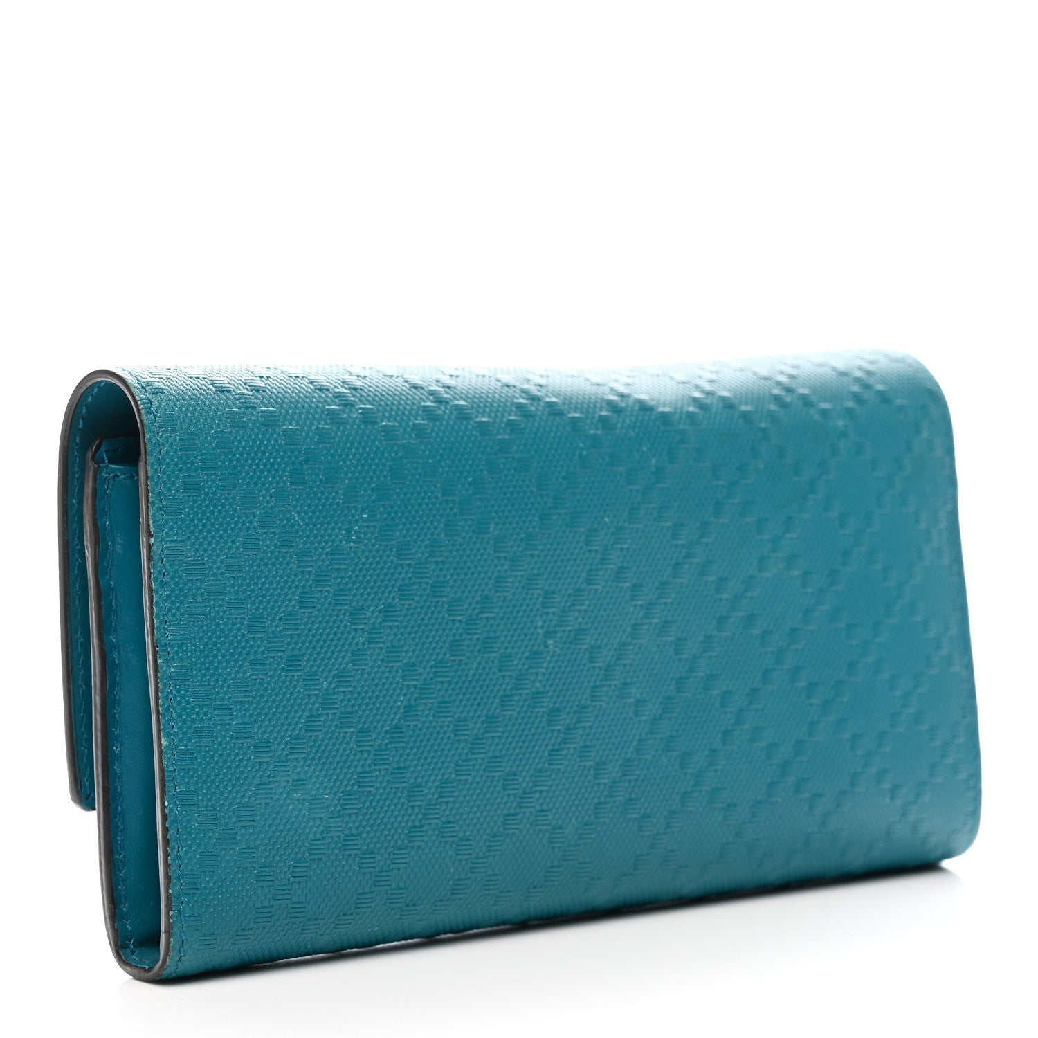 Bright Diamante Continental Wallet Turquoise