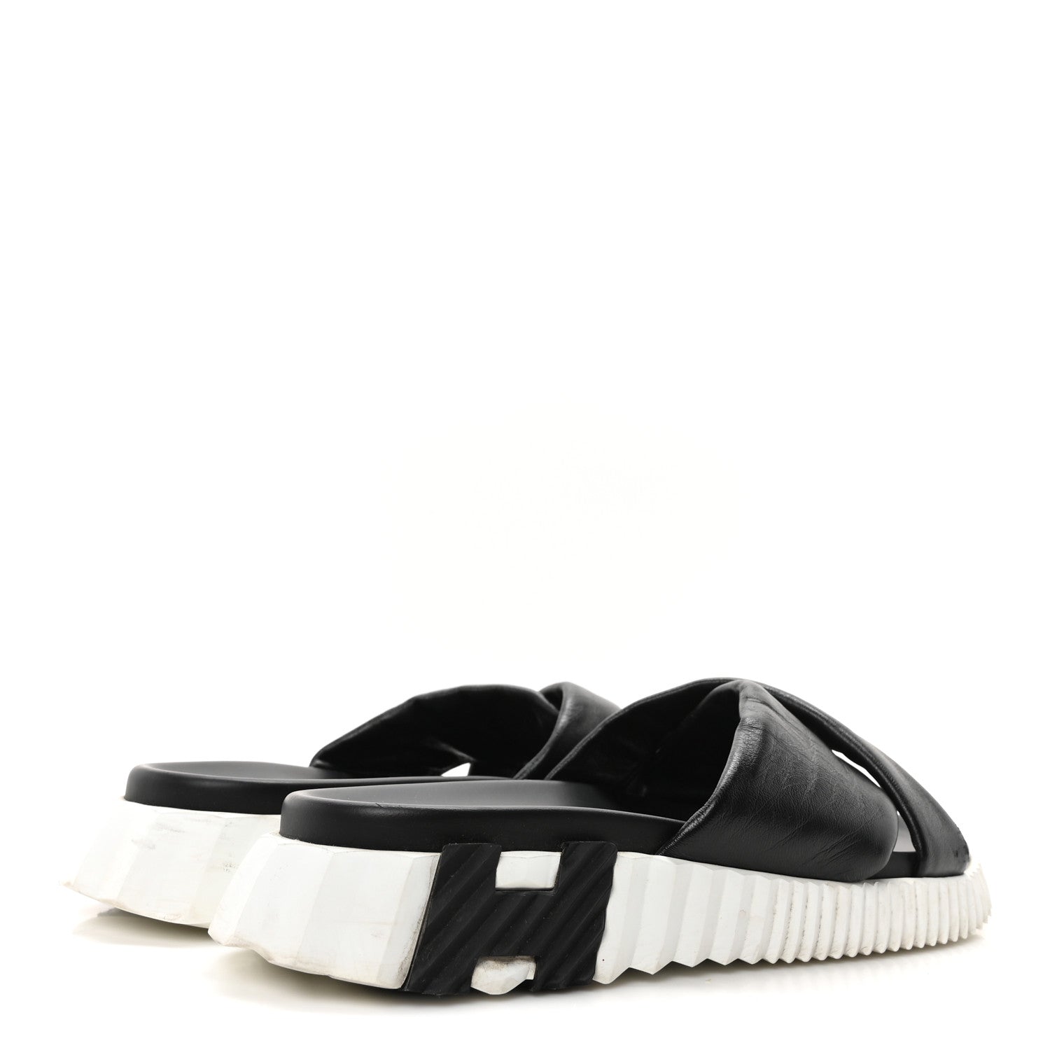 Nappa Womens Infra Sandals 39 Black
