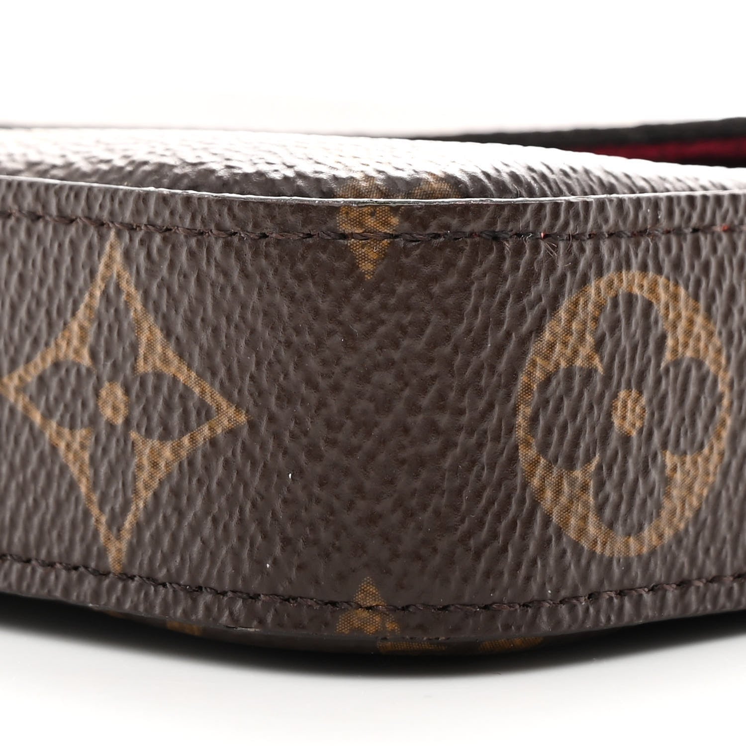 Monogram Pochette Felicie Chain Wallet Fuchsia
