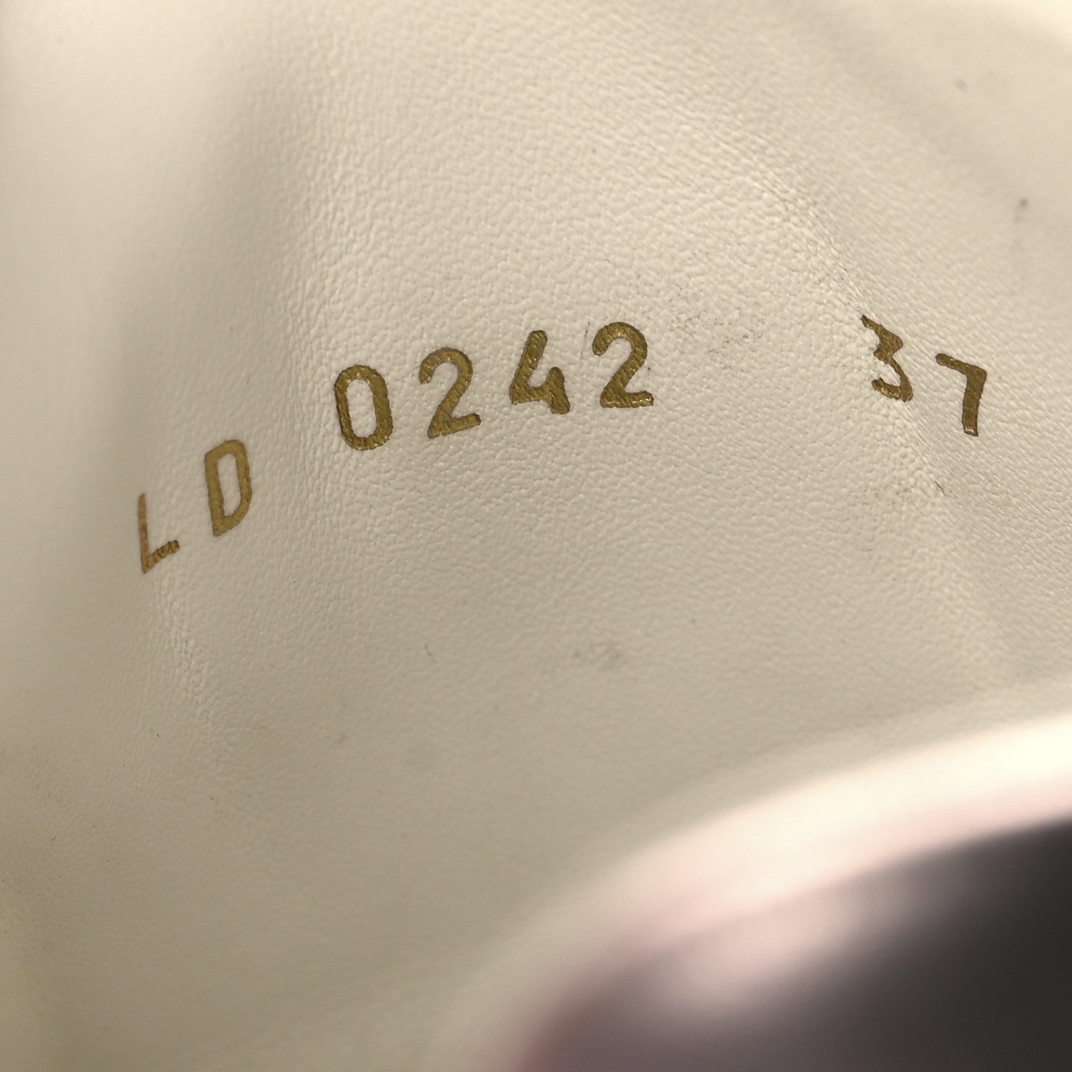 Lambskin Embossed Monogram Time Out Sneakers 37 White Pink