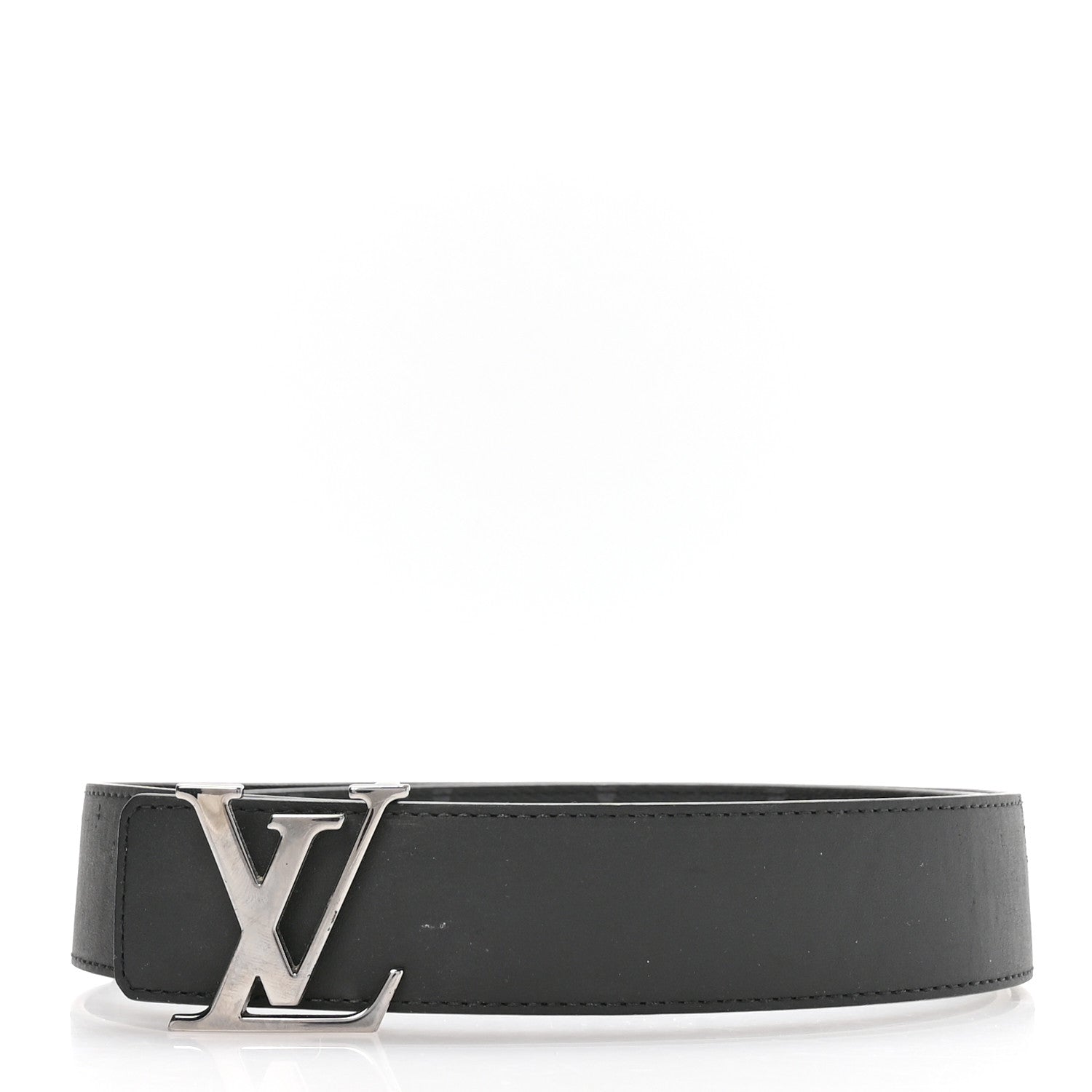 Calfskin Monogram Eclipse 35mm LV Initiales Reversible Belt 85 34