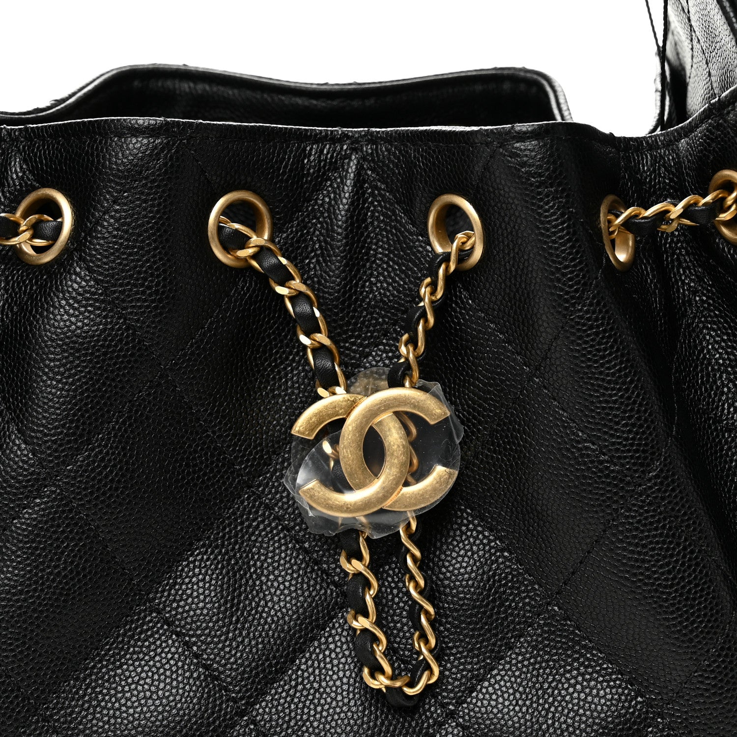 Caviar Quilted Mini Chanel 25 Handbag Black