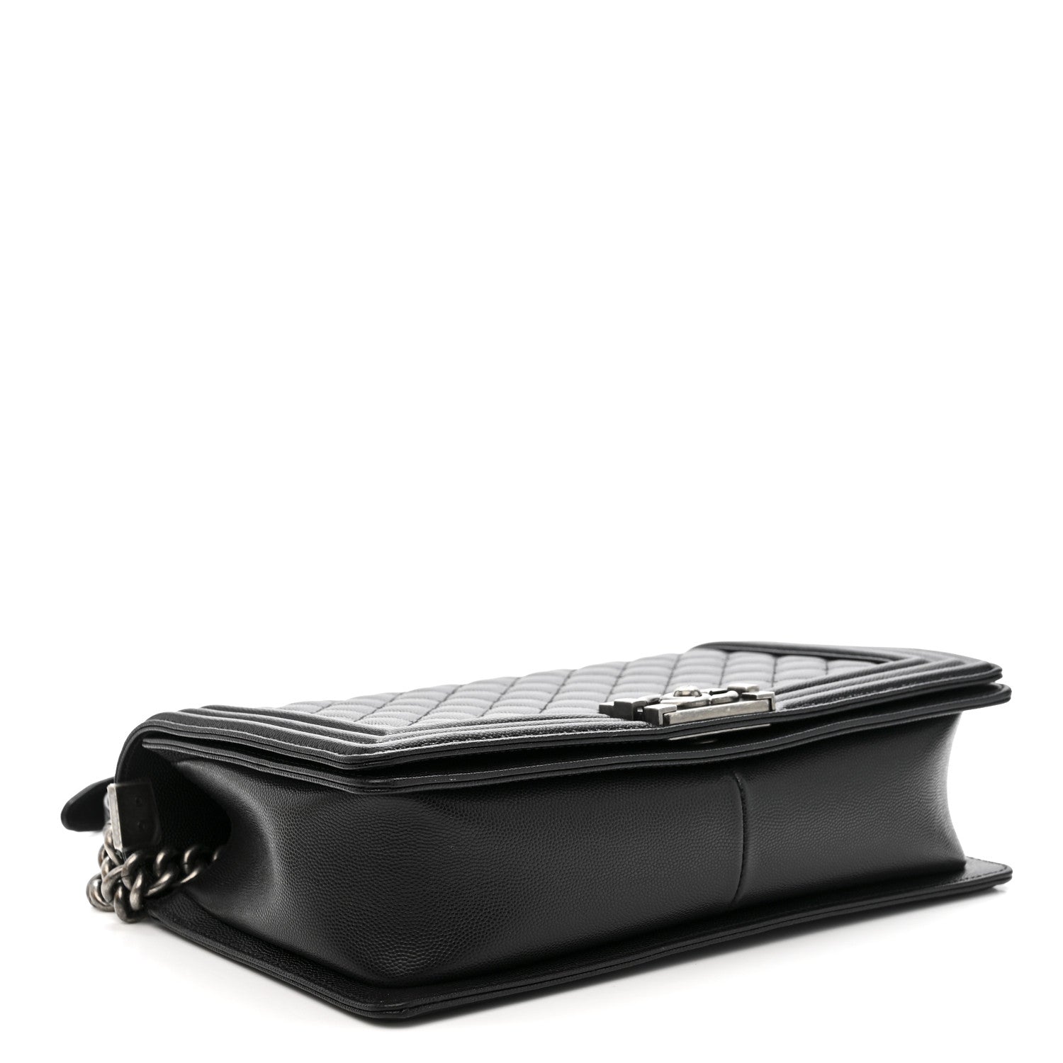 Caviar Quilted New Medium Boy Flap Black