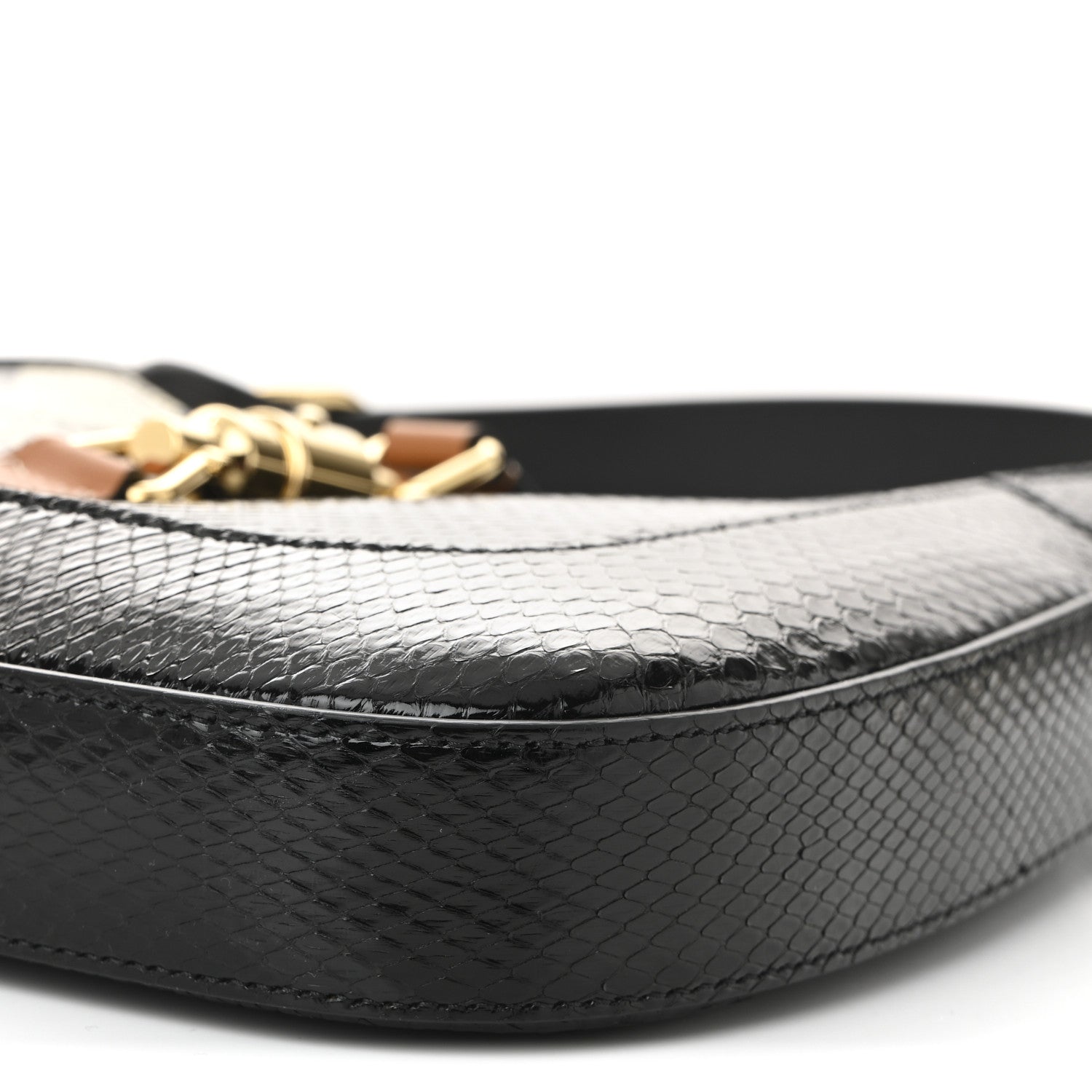 Snakeskin Small Jackie 1961 Hobo Black Beige