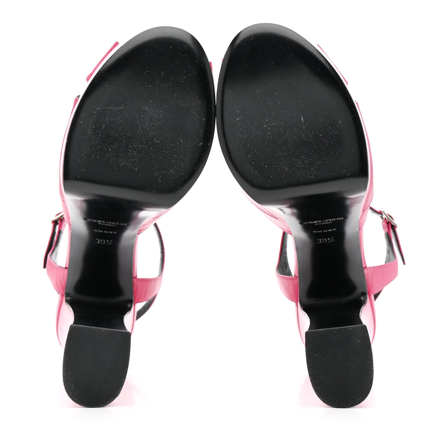 Goatskin Candy 80 Platform Sandals 39.5 Bubblegum