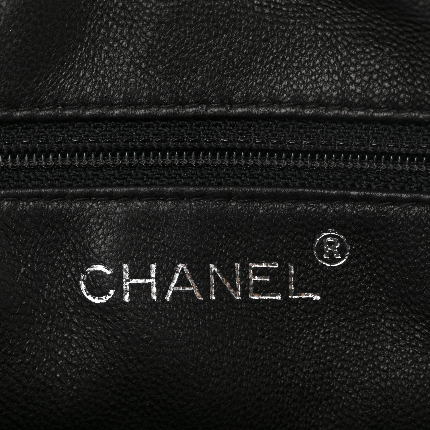 Lambskin Stitched Camera Case Black