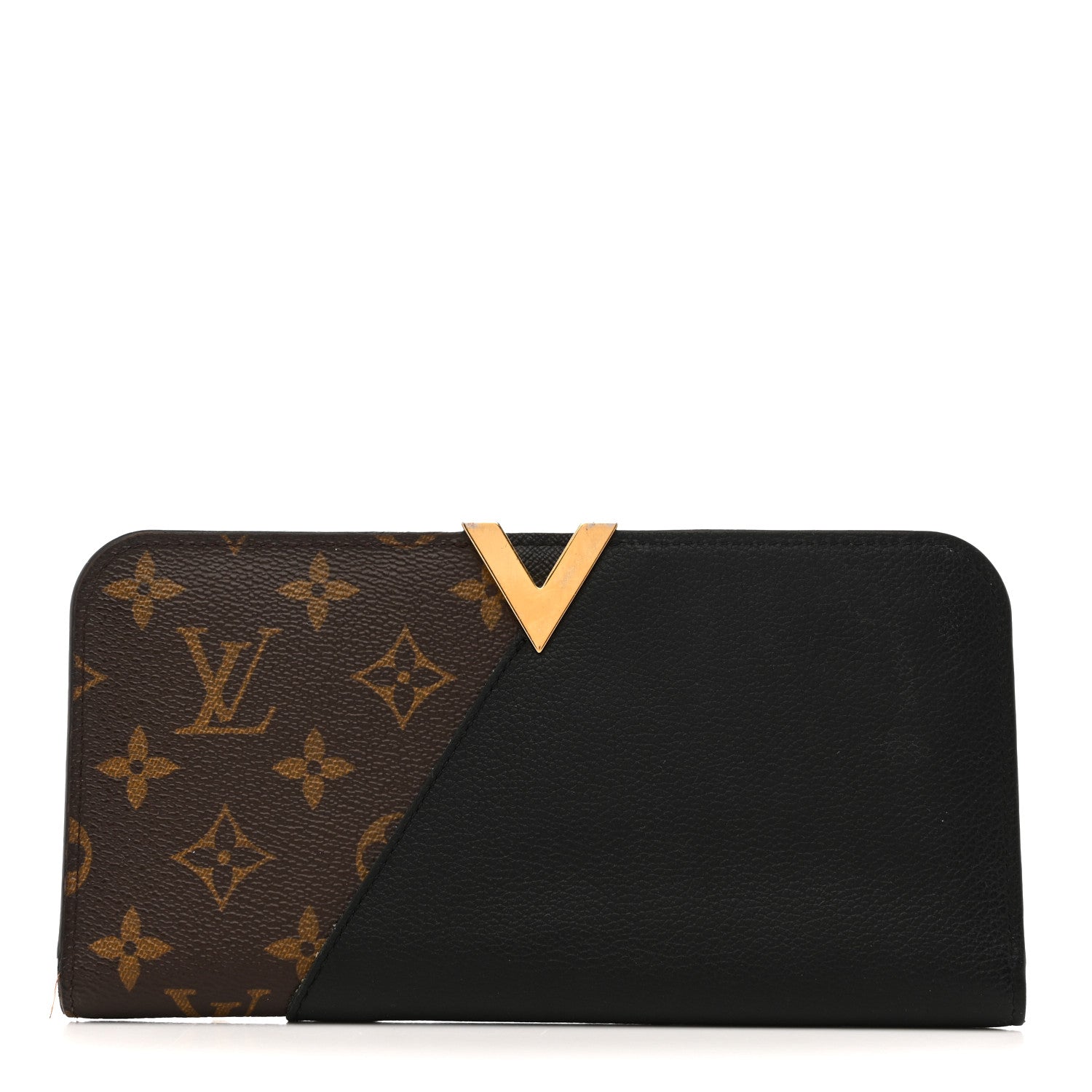 Monogram Calfskin Kimono Wallet Black