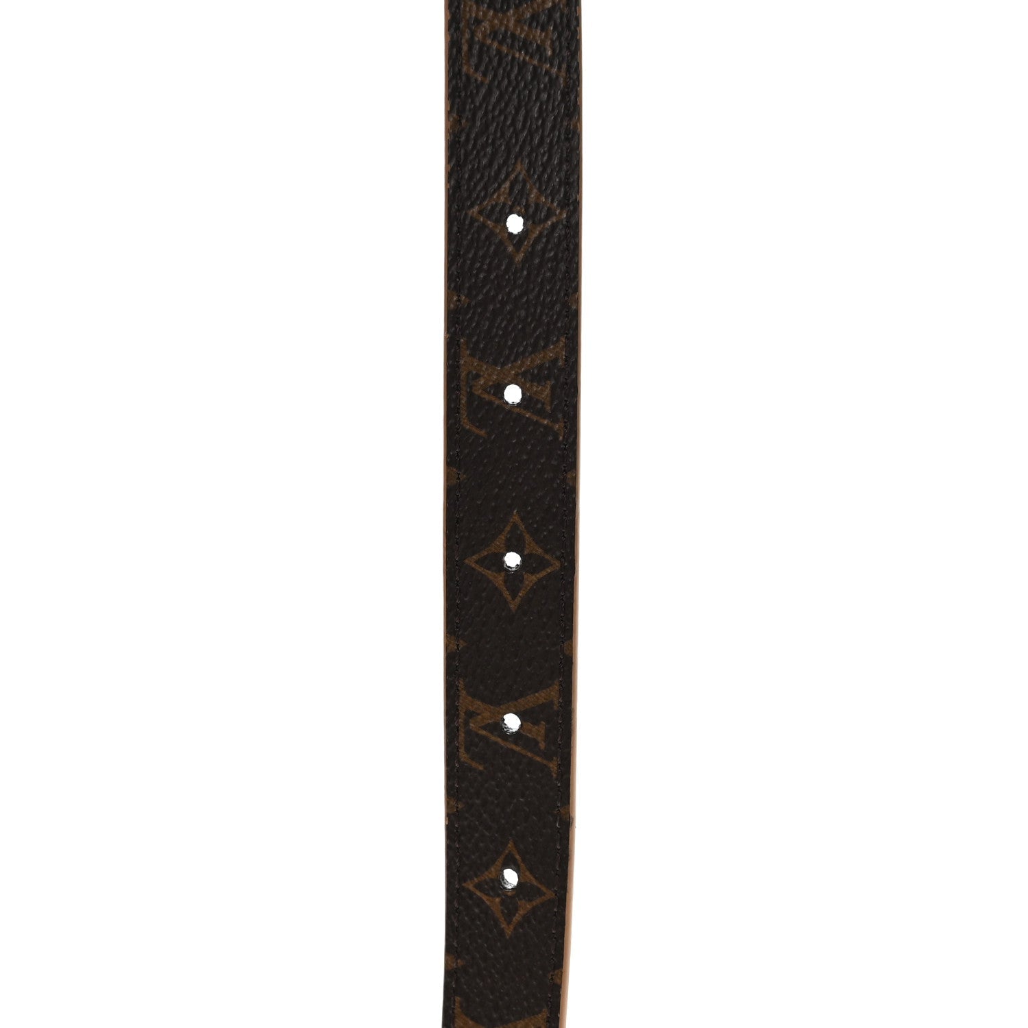 Calfskin Monogram 20mm LV Iconic Reversible Belt 75 30 Arizona Beige
