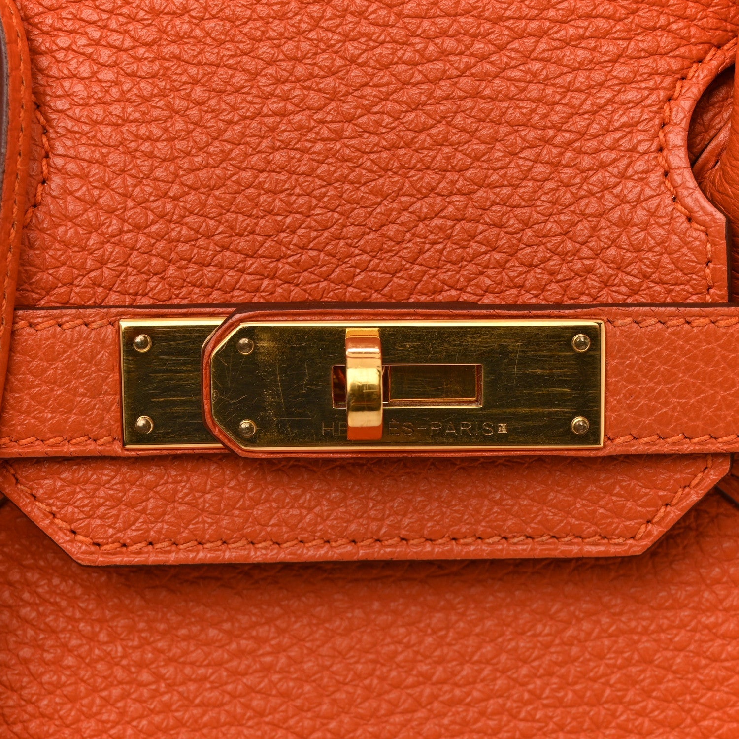 Togo Birkin 30 Orange
