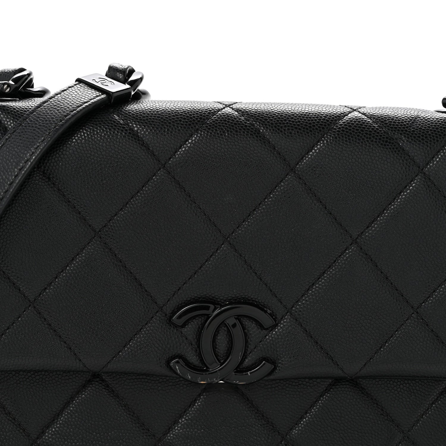 Caviar Quilted My Everything Flap Black