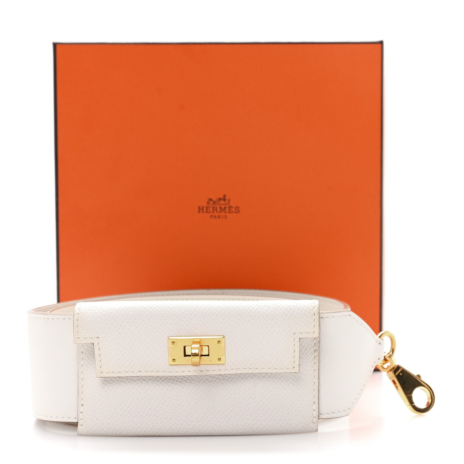 Swift Epsom Pocket Kelly Shoulder Strap Craie Mushroom