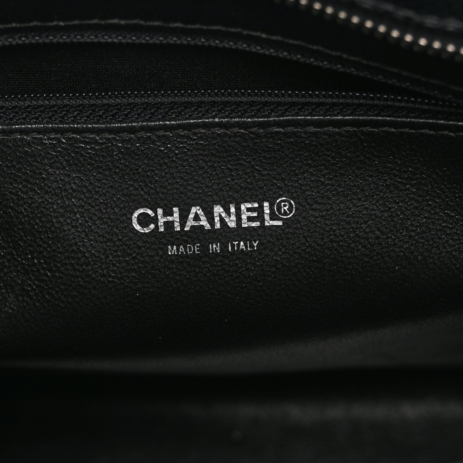 Caviar Quilted Medallion Tote Black