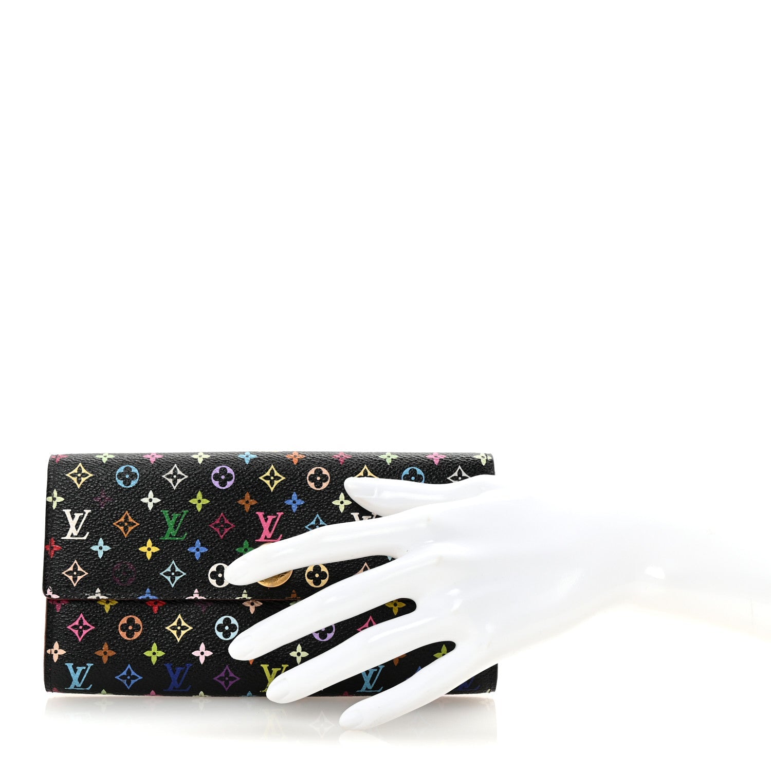 Monogram Multicolor Sarah Wallet Black Grenade