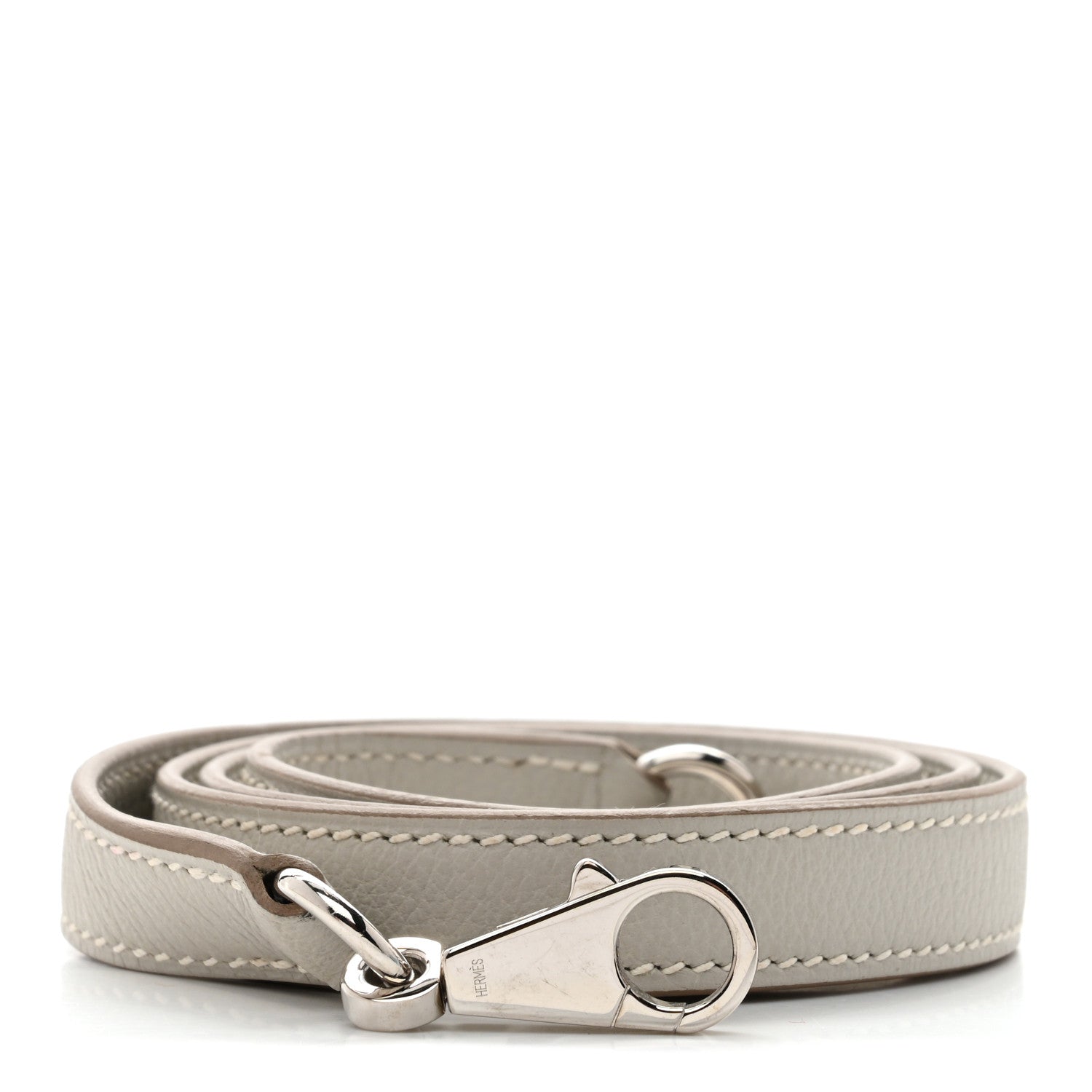 Togo Kelly Shoulder Strap Gris Perle