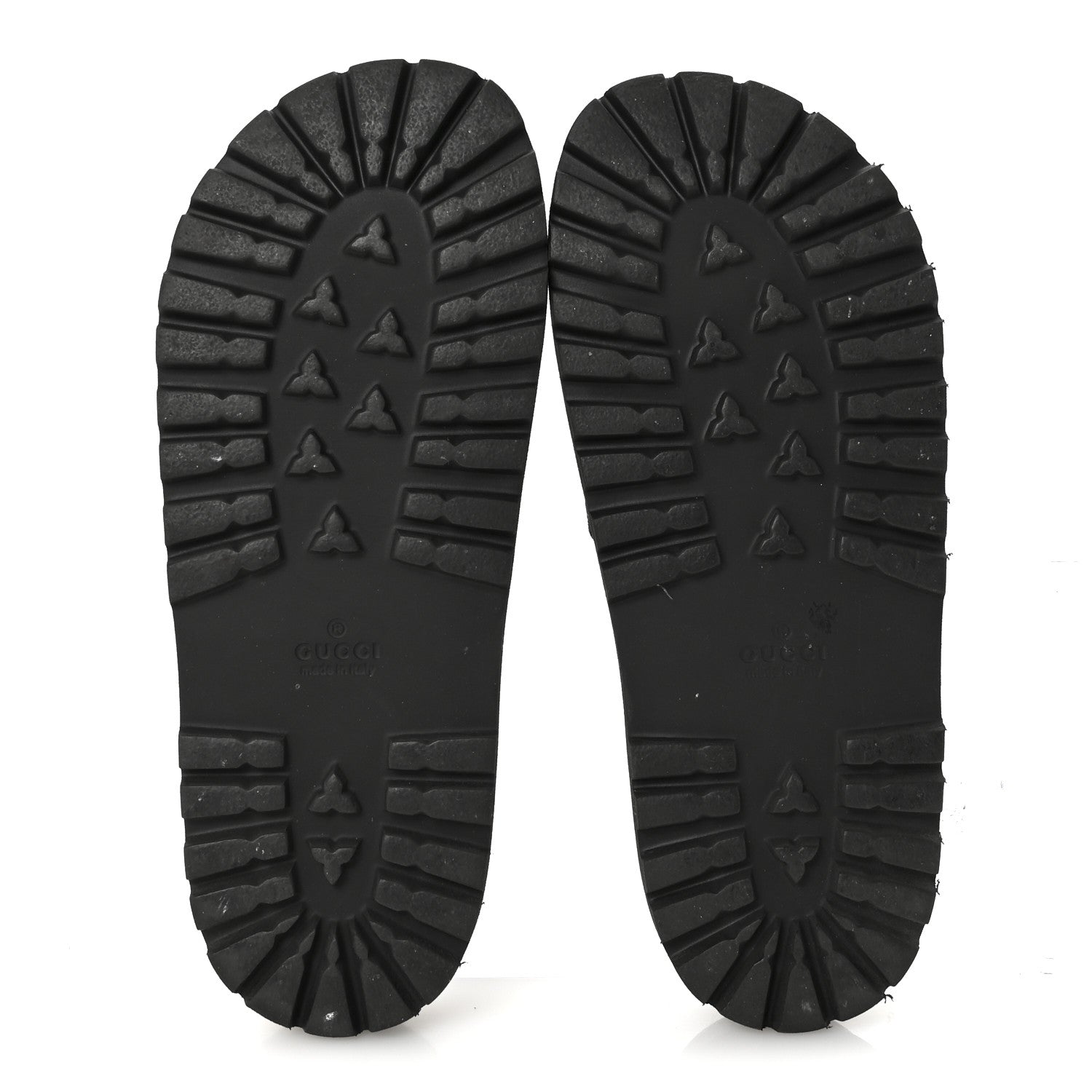 Rubber Web Mens Lug Sole Slide Sandals 7 Black Green Red