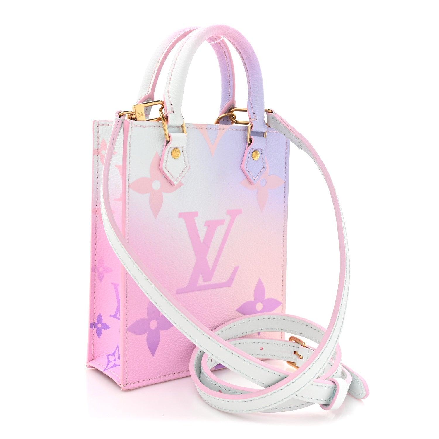 Monogram Giant Spring In The City Petit Sac Plat Sunrise Pastel