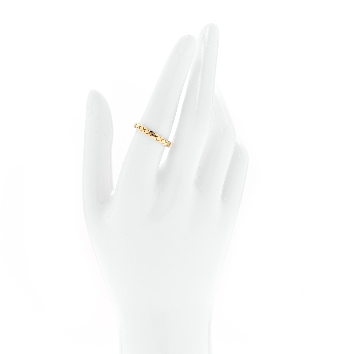 18K Yellow Gold Mini Coco Crush Ring 55 7.25