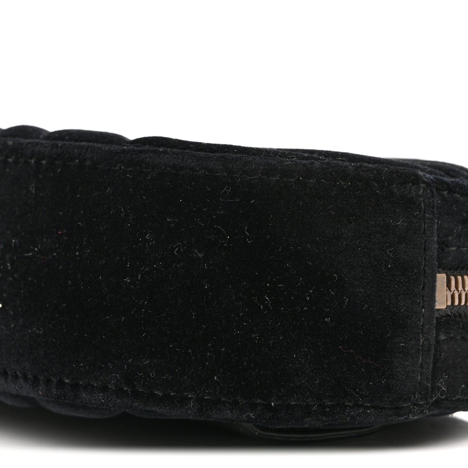Velvet Matelasse GG Marmont Belt Bag 85 34 Black