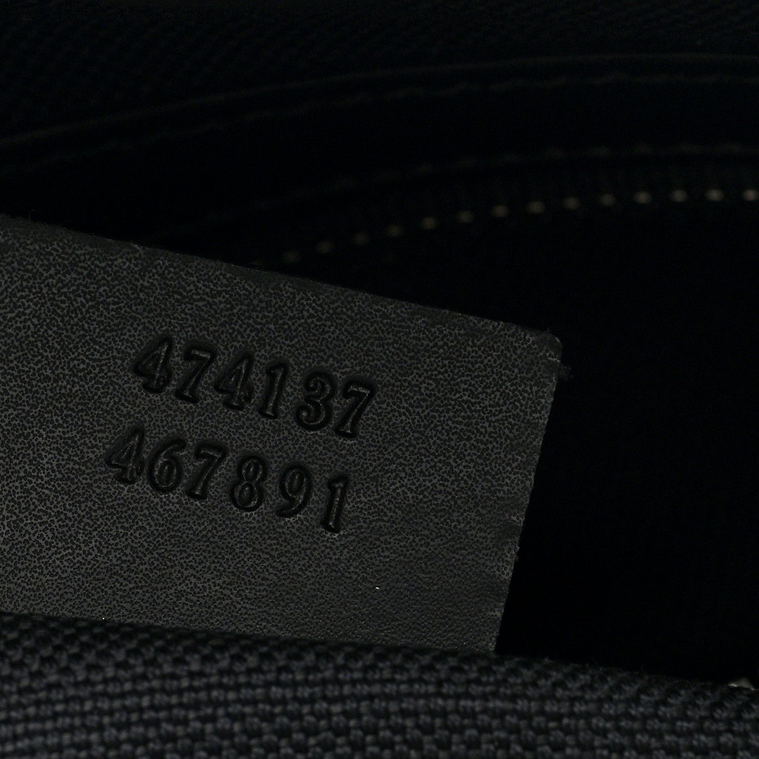 GG Supreme Monogram Appia Calfskin Web Flat Messenger Bag Black Grey