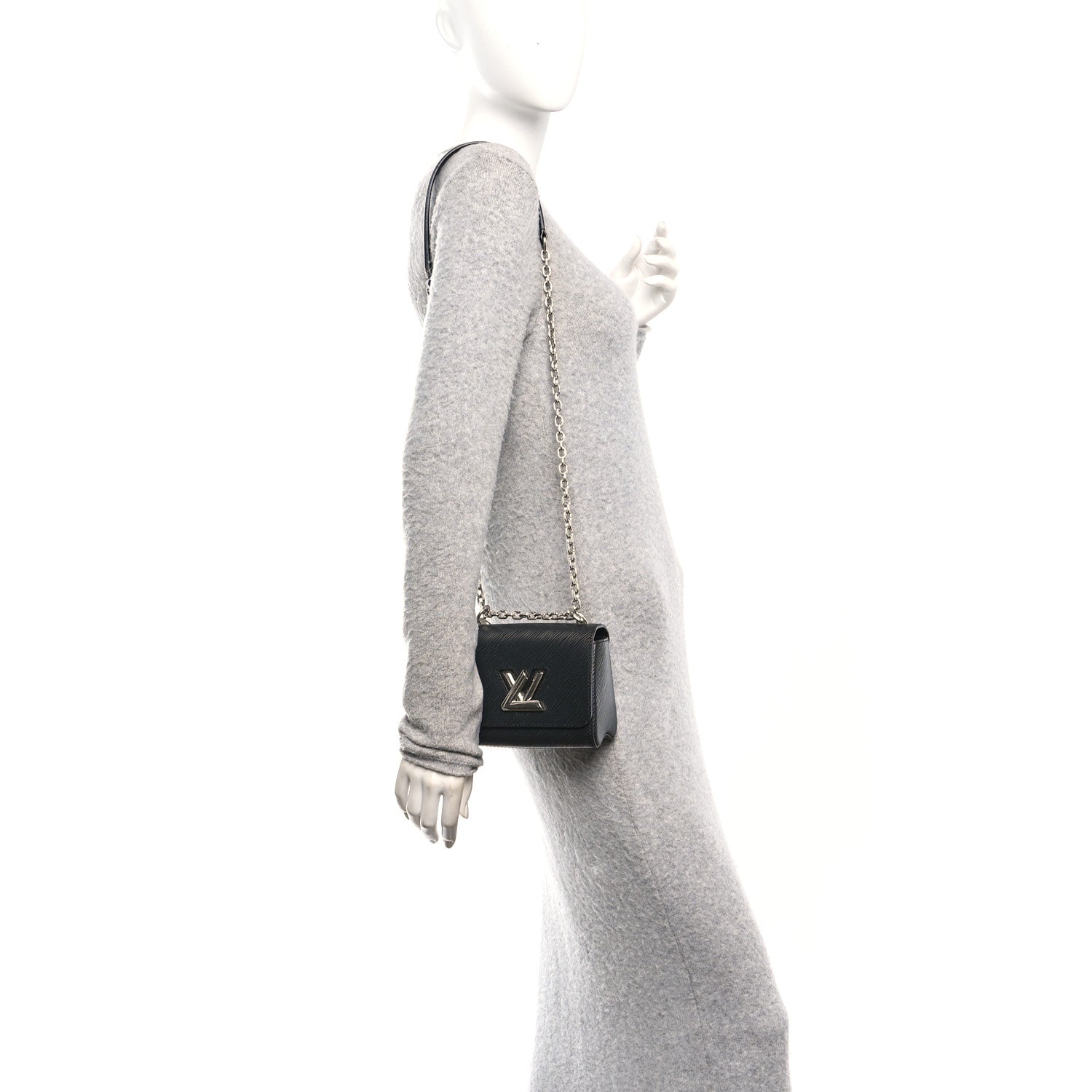 Epi Twist Shoulder Bag Mini Black